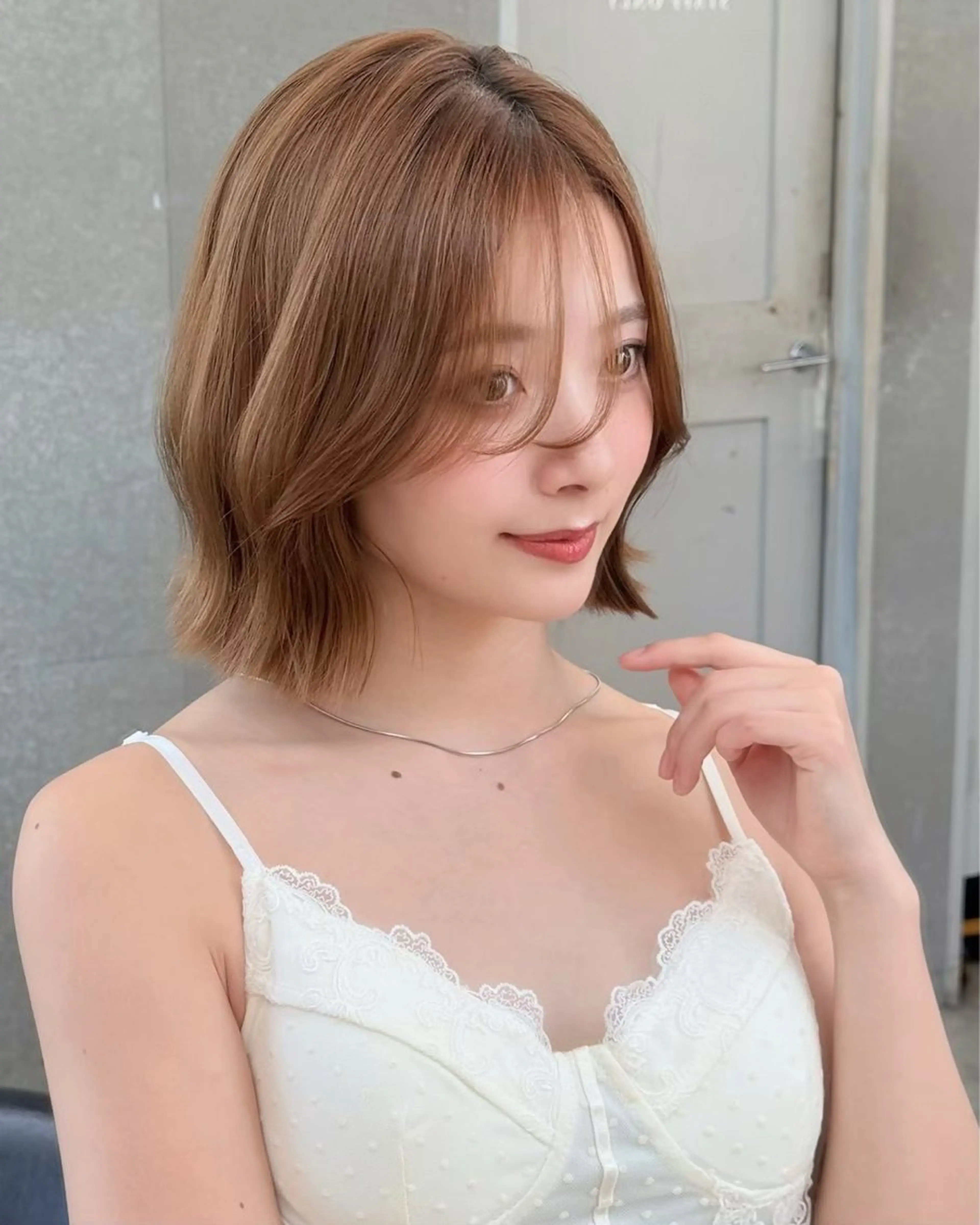 ショート カラー 木元 瑛✂︎ボブのヘアスタイル