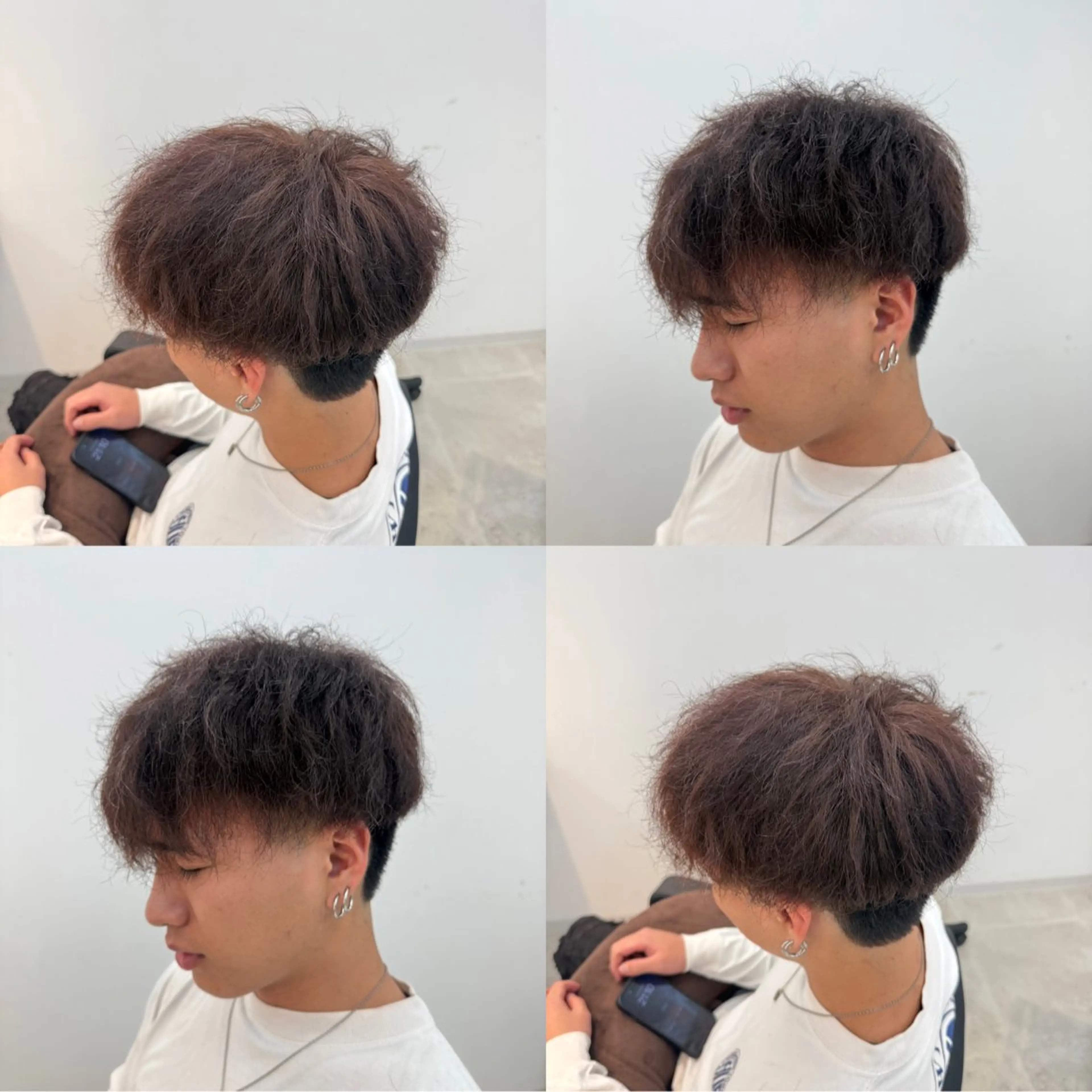 ショート カラー ブリーチ 縮毛/あすか🐯のヘアスタイル