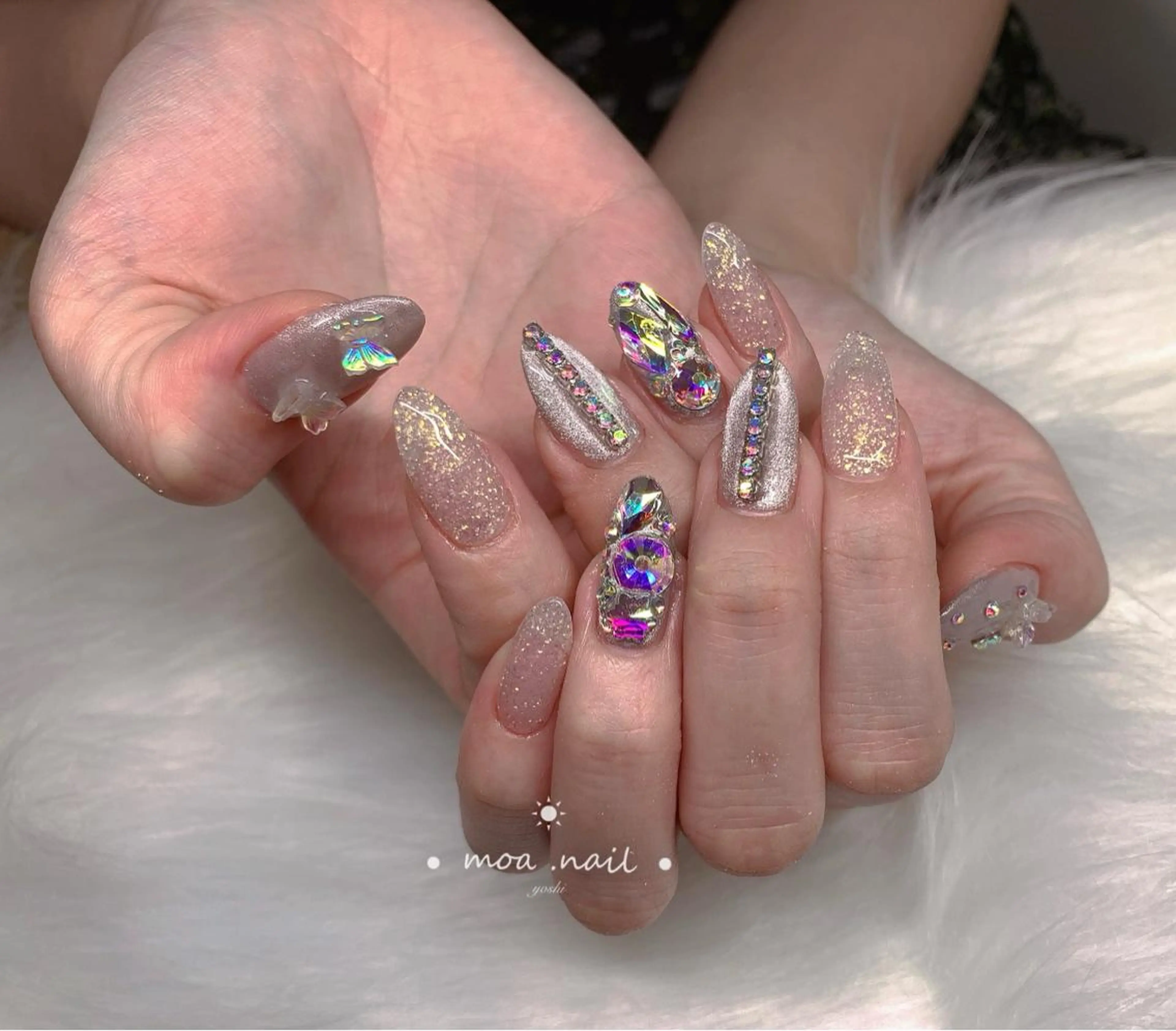 ネイル ジェルネイル パラジェル スカルプネイル MOA NAIL所属・MoaNail🫶 Yoshiのネイルデザイン