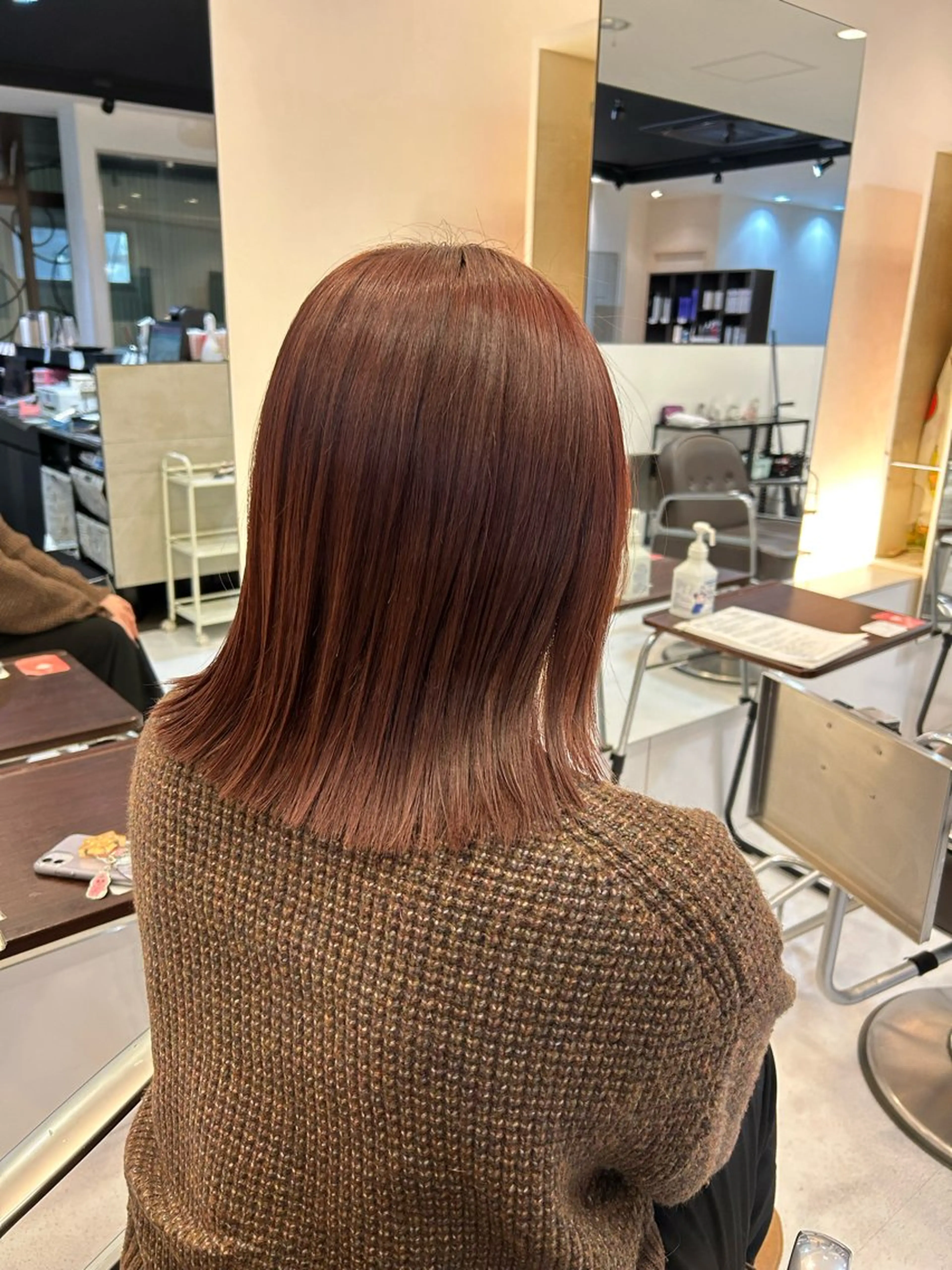 ミディアム ♡透明感/艶カラー /haruka♡のヘアスタイル