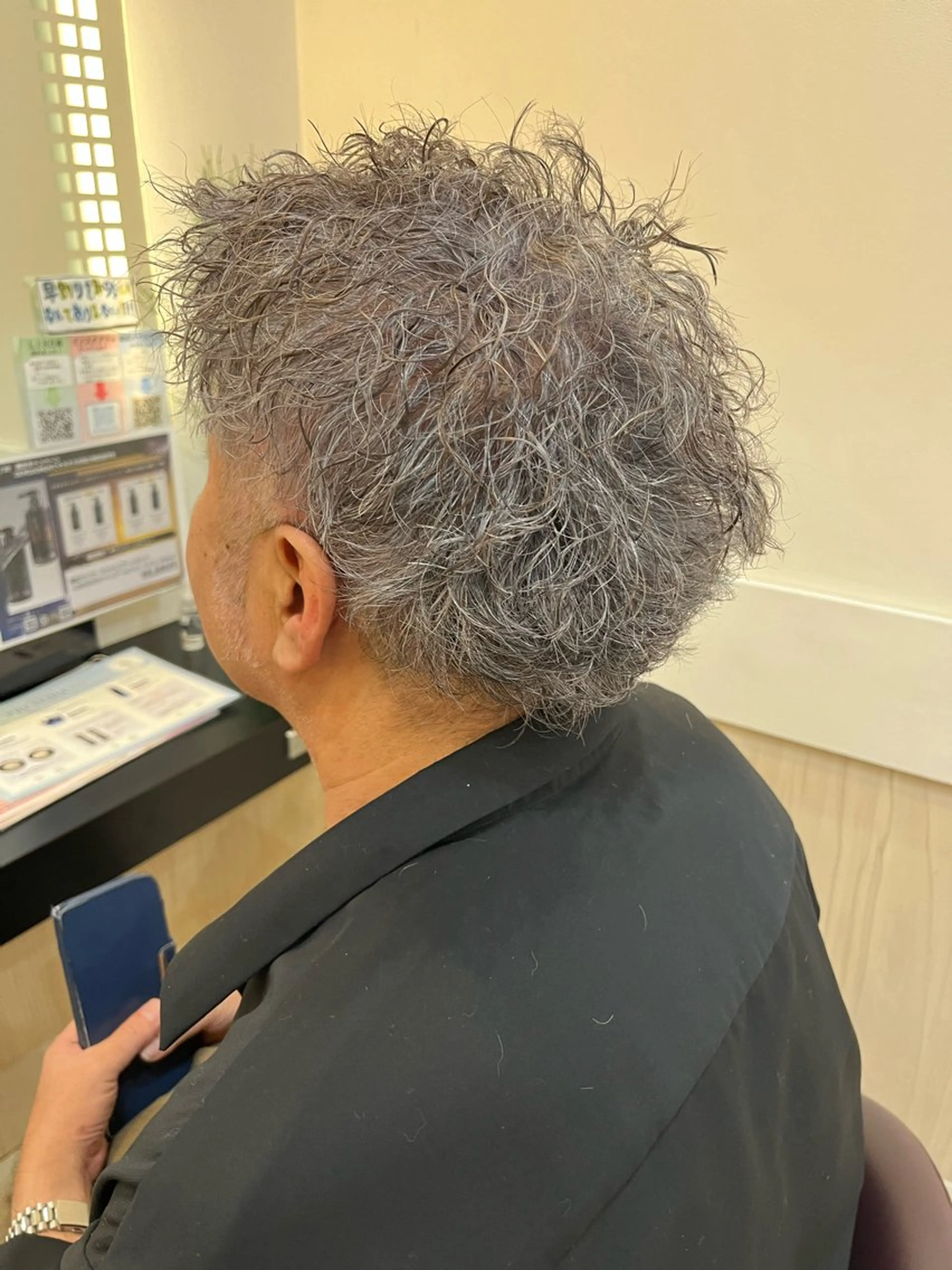 ショート カラー パーマ メンズ カット パーマ トリートメント トータルビューティー K:R鶴川のヘアスタイル