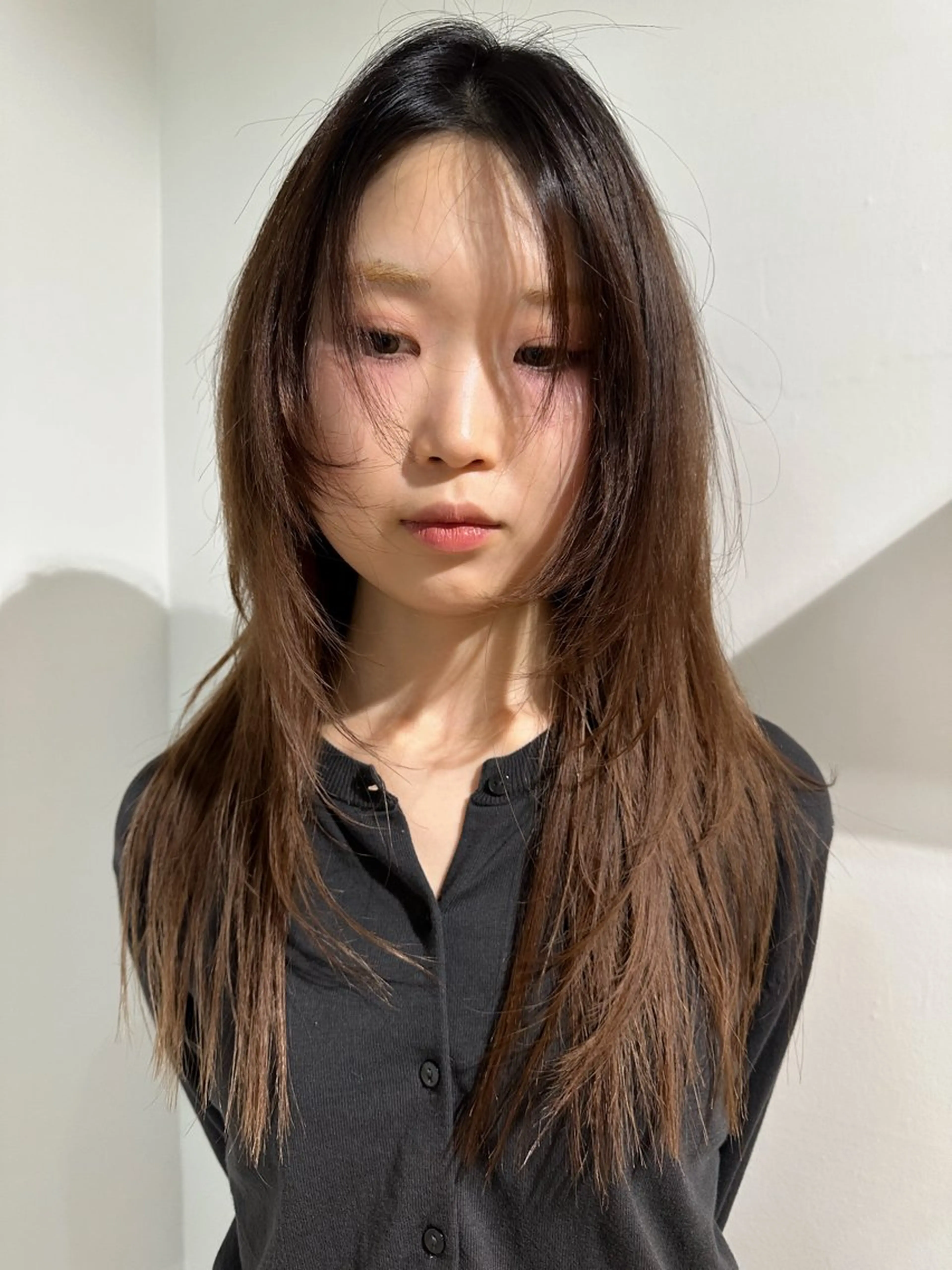 ロング カラー カット ヘアカラー トリートメント 🎀オイダイラ モモカ🎀のヘアスタイル