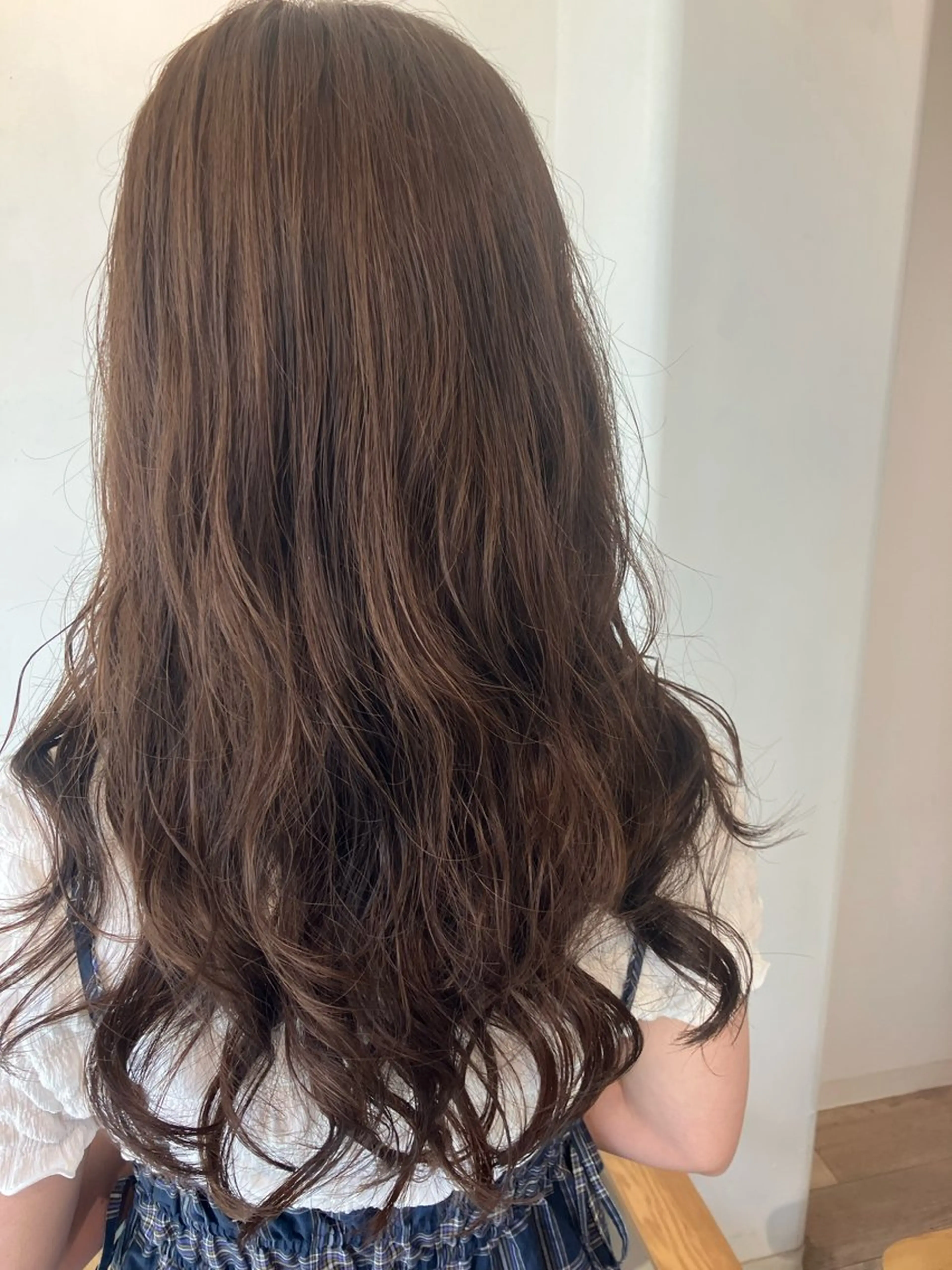 ロング カラー パーマ 田谷 友正のヘアスタイル