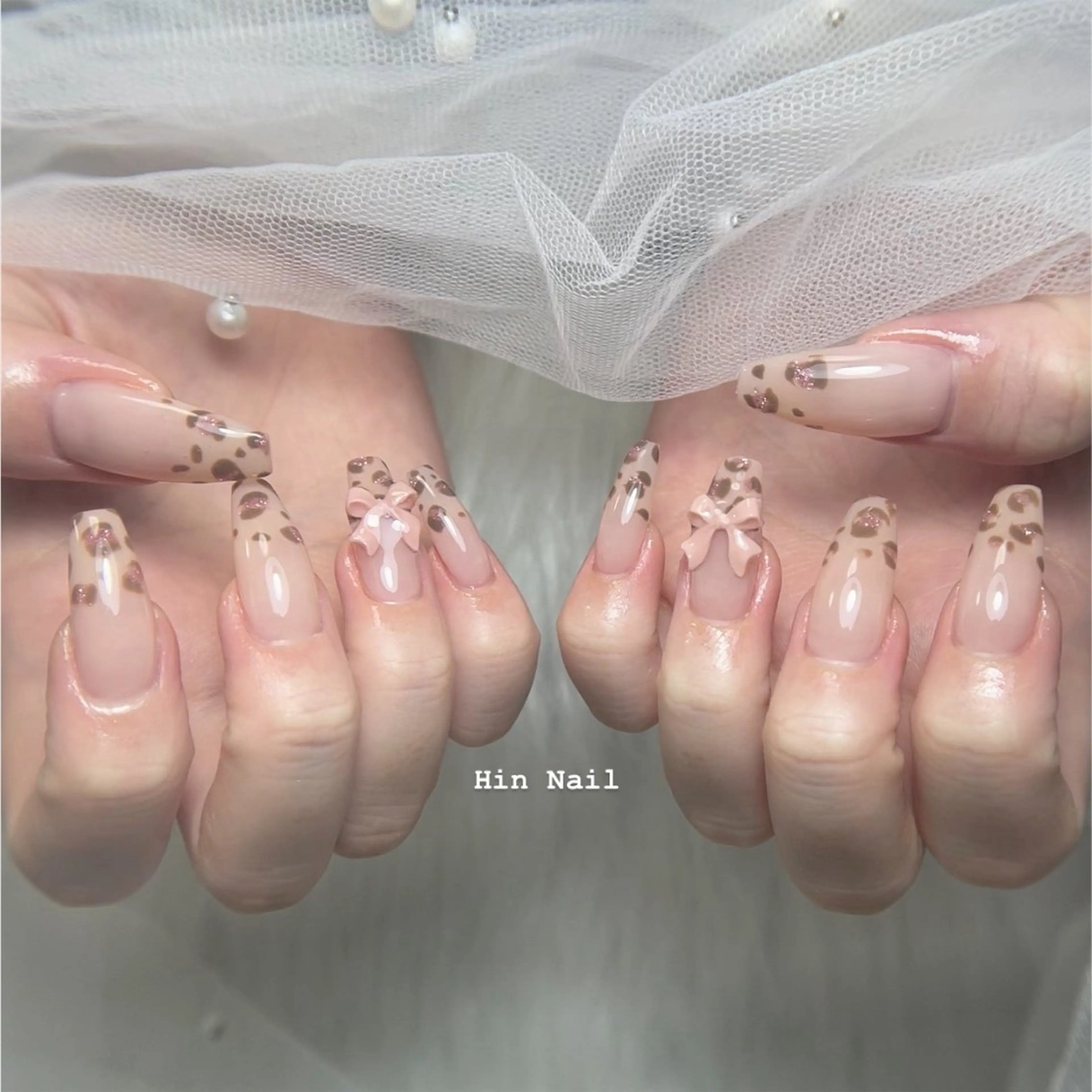 ネイル フットネイル フレンチネイル ジェルネイル グラデーション 韓国ネイル ハンドネイル HIN NAILのネイルデザイン