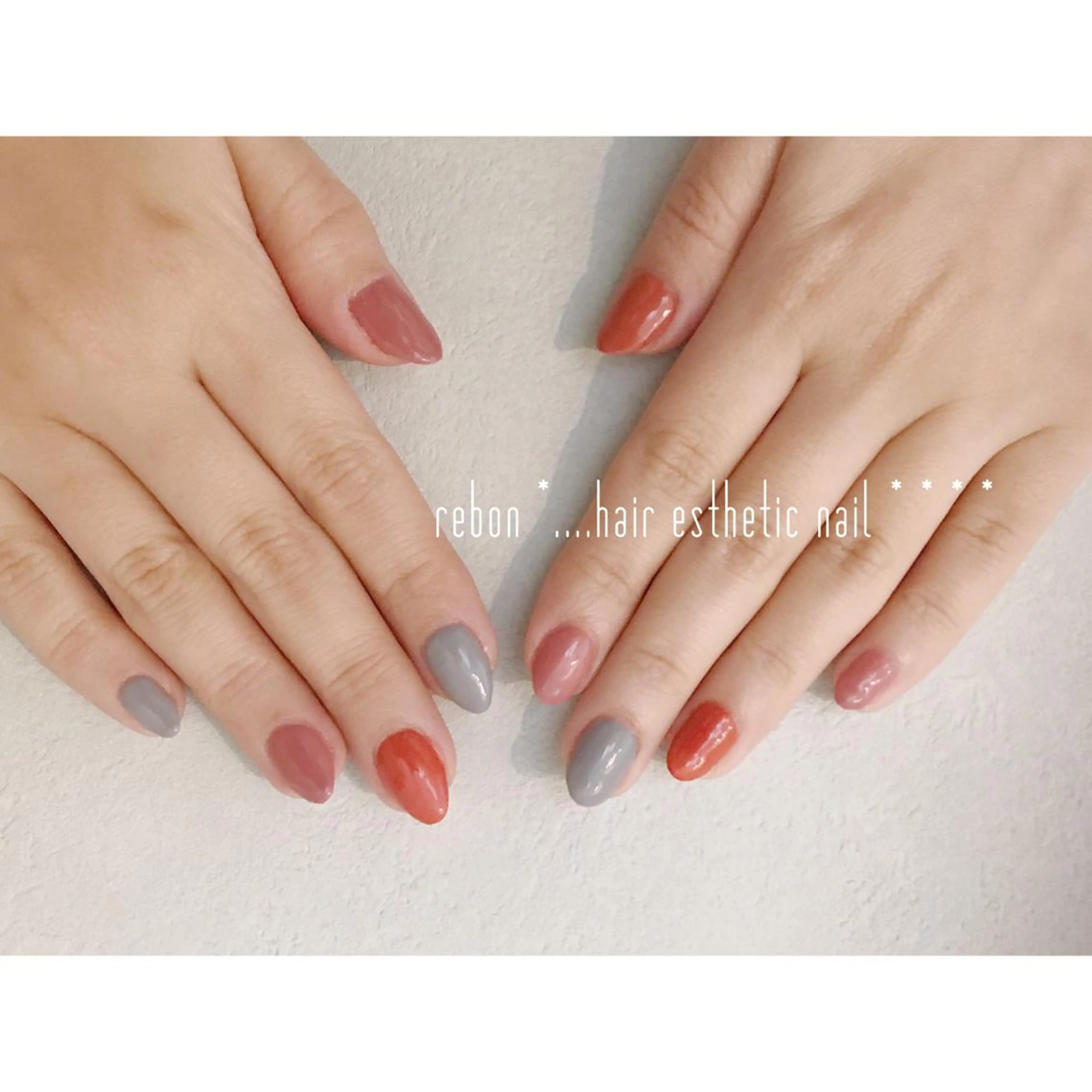 ネイル ハンドネイル フットネイル rebon＊ natsukiのネイルデザイン