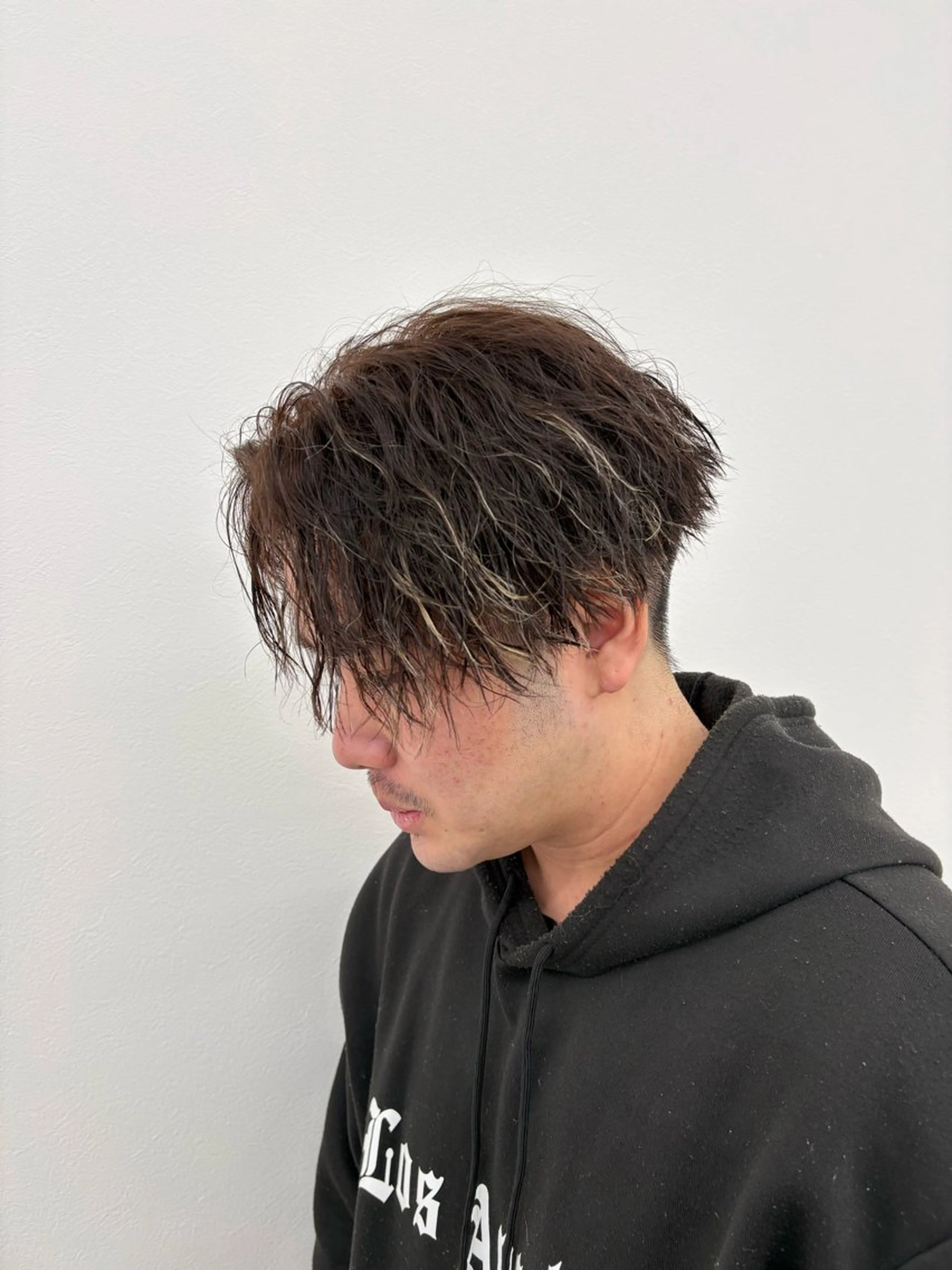 メンズ カット トリートメント 佐竹 兜のヘアスタイル