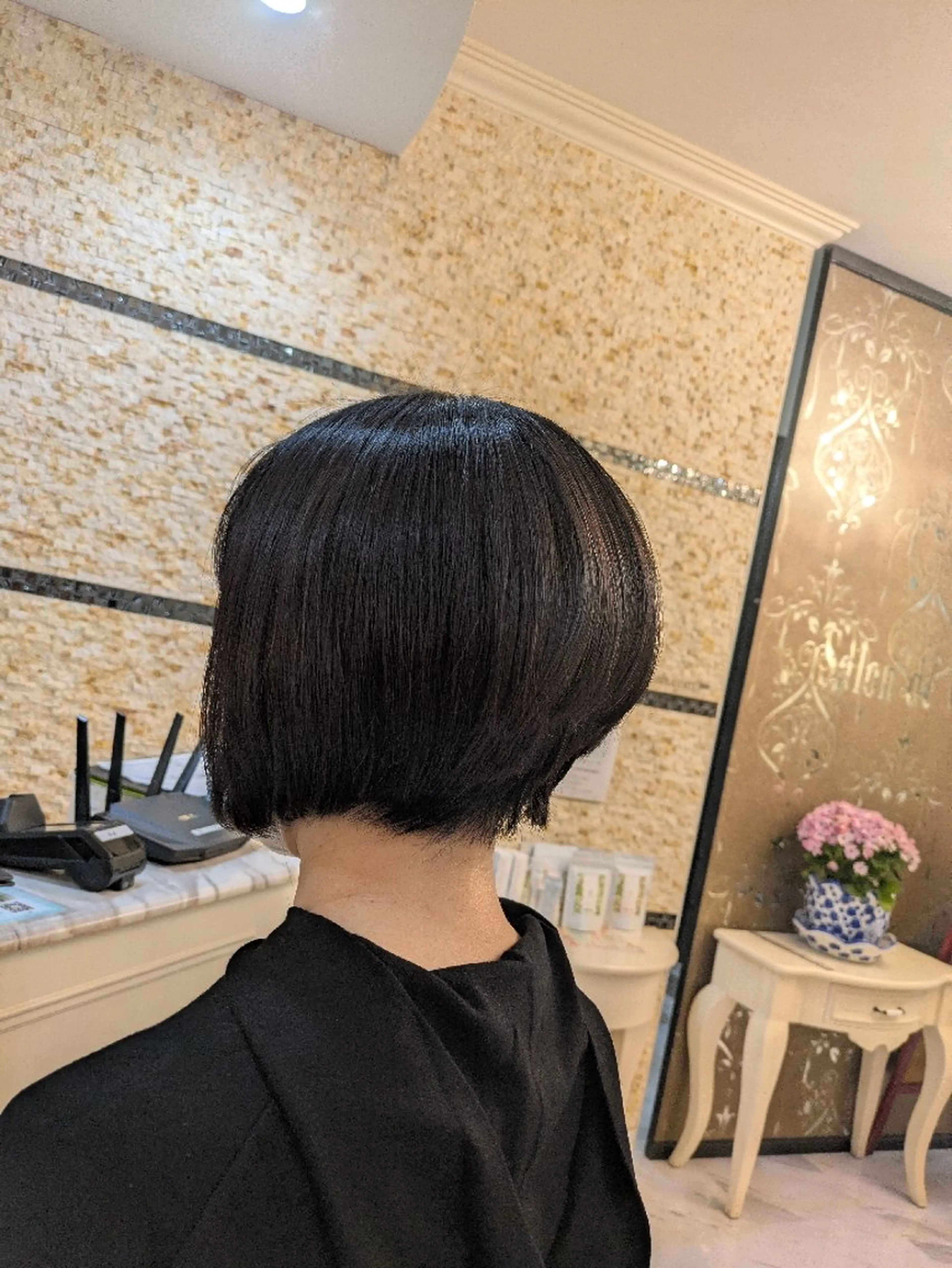 ミディアム Salon de with根本博史のヘアスタイル