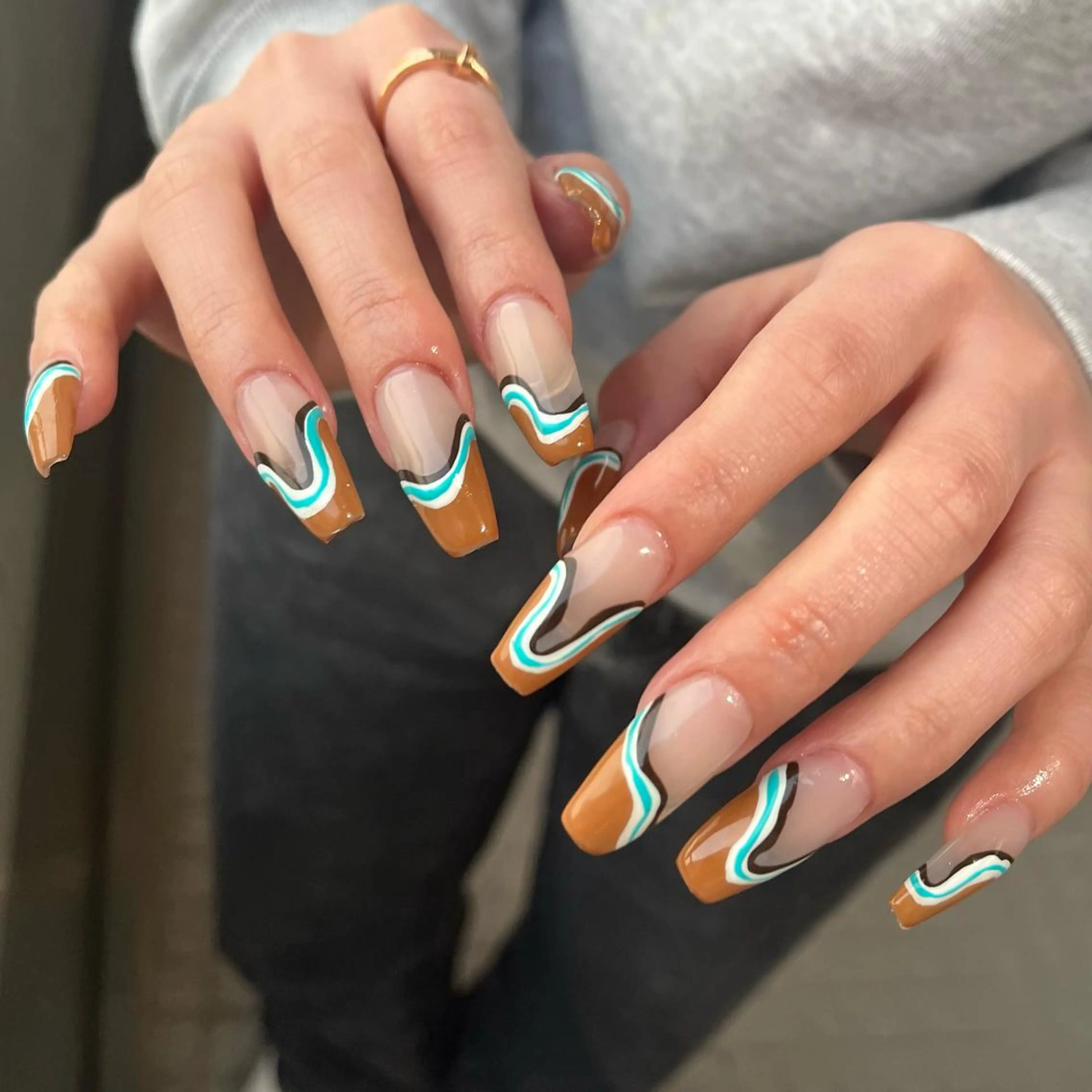 ネイル 🤎Two ERI🤎のネイルデザイン