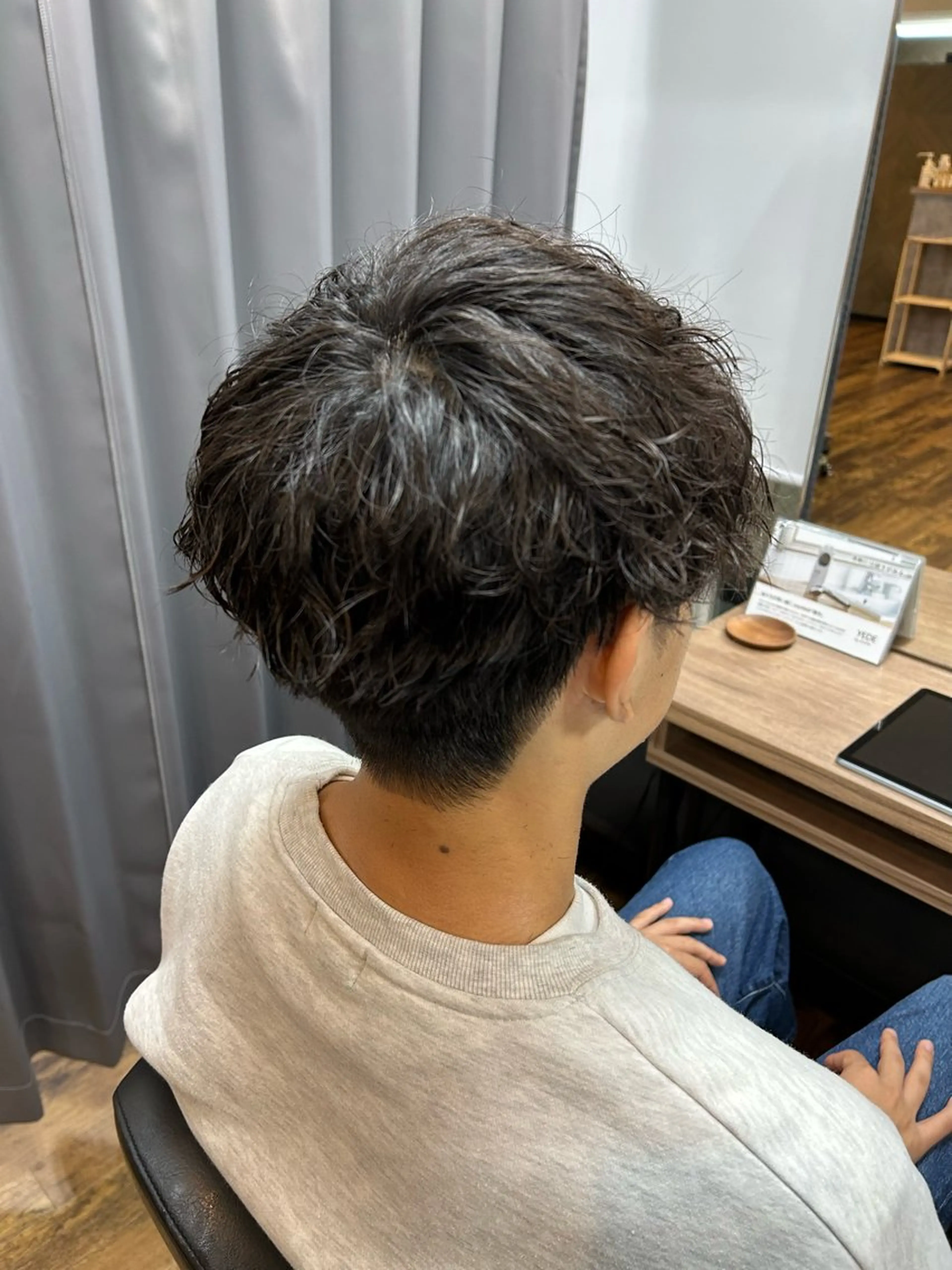 パーマ メンズ カット パーマ TELA HAIR小田急相模原店所属・モデル募集中‼️ 永井瀬奈のヘアスタイル