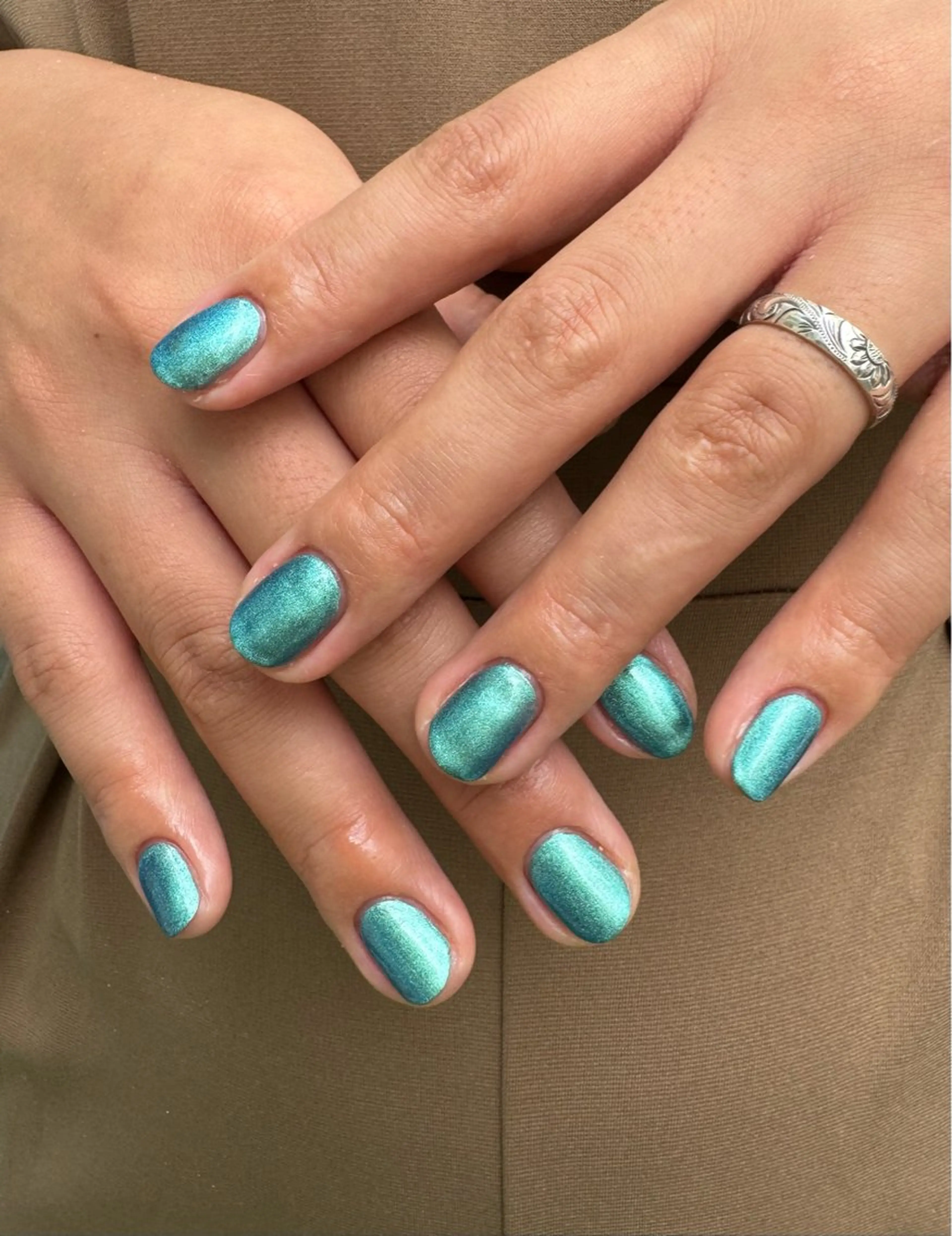 ネイル ピーコックネイル 川島 美南のネイルデザイン