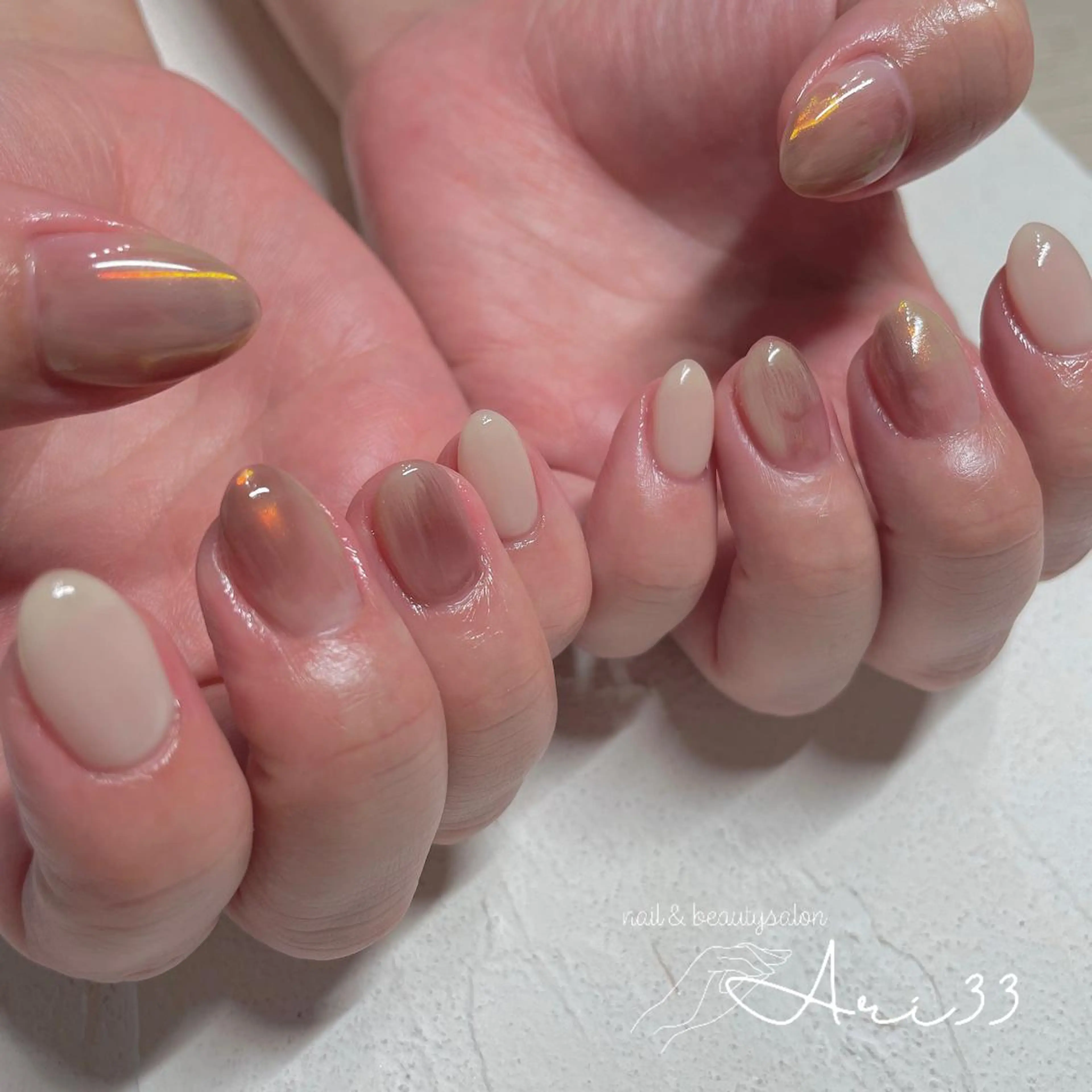 ネイル ハンドネイル プライベートサロン Ari33nailのネイルデザイン