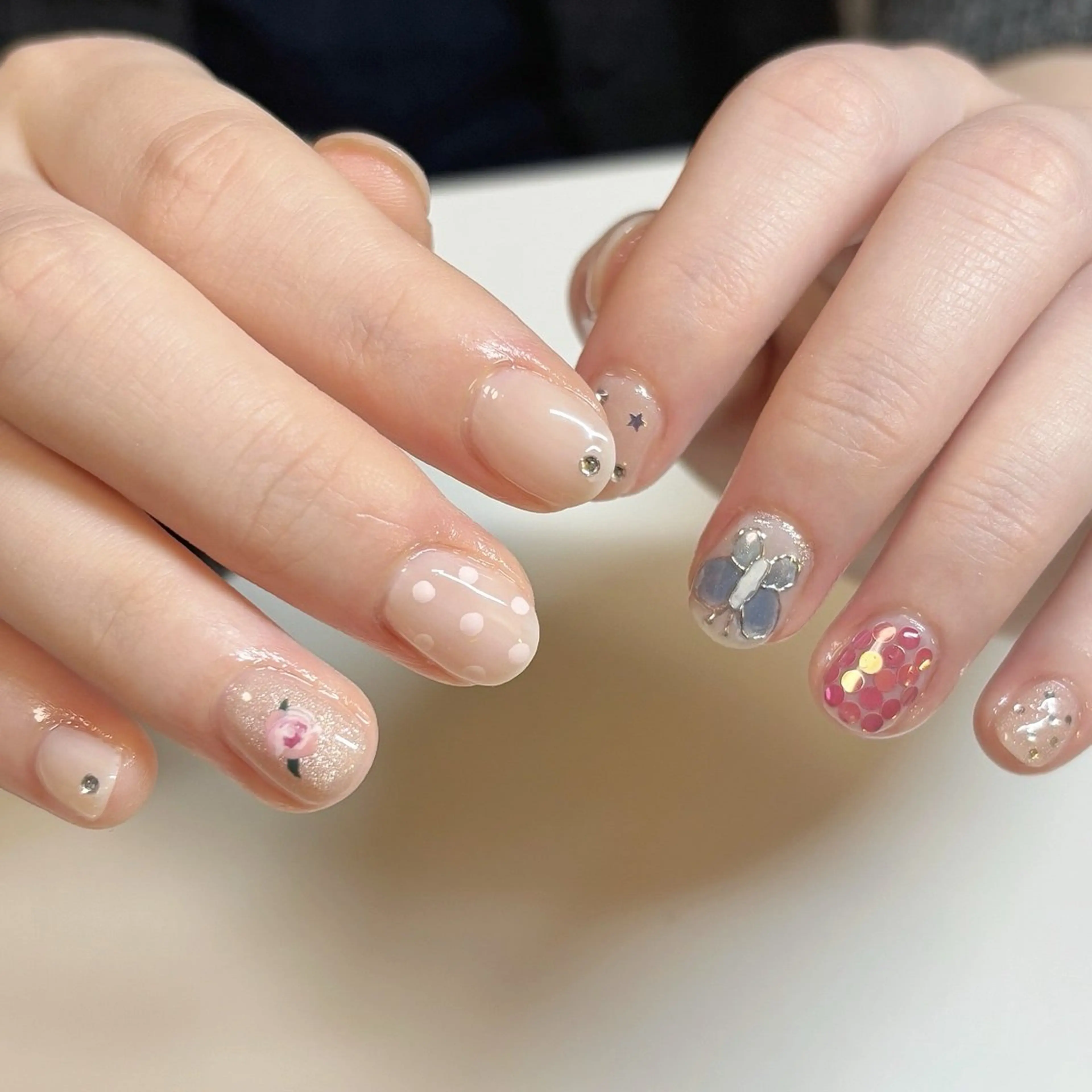 ネイル ハンドネイル moi nail ˙⋆.˚のネイルデザイン