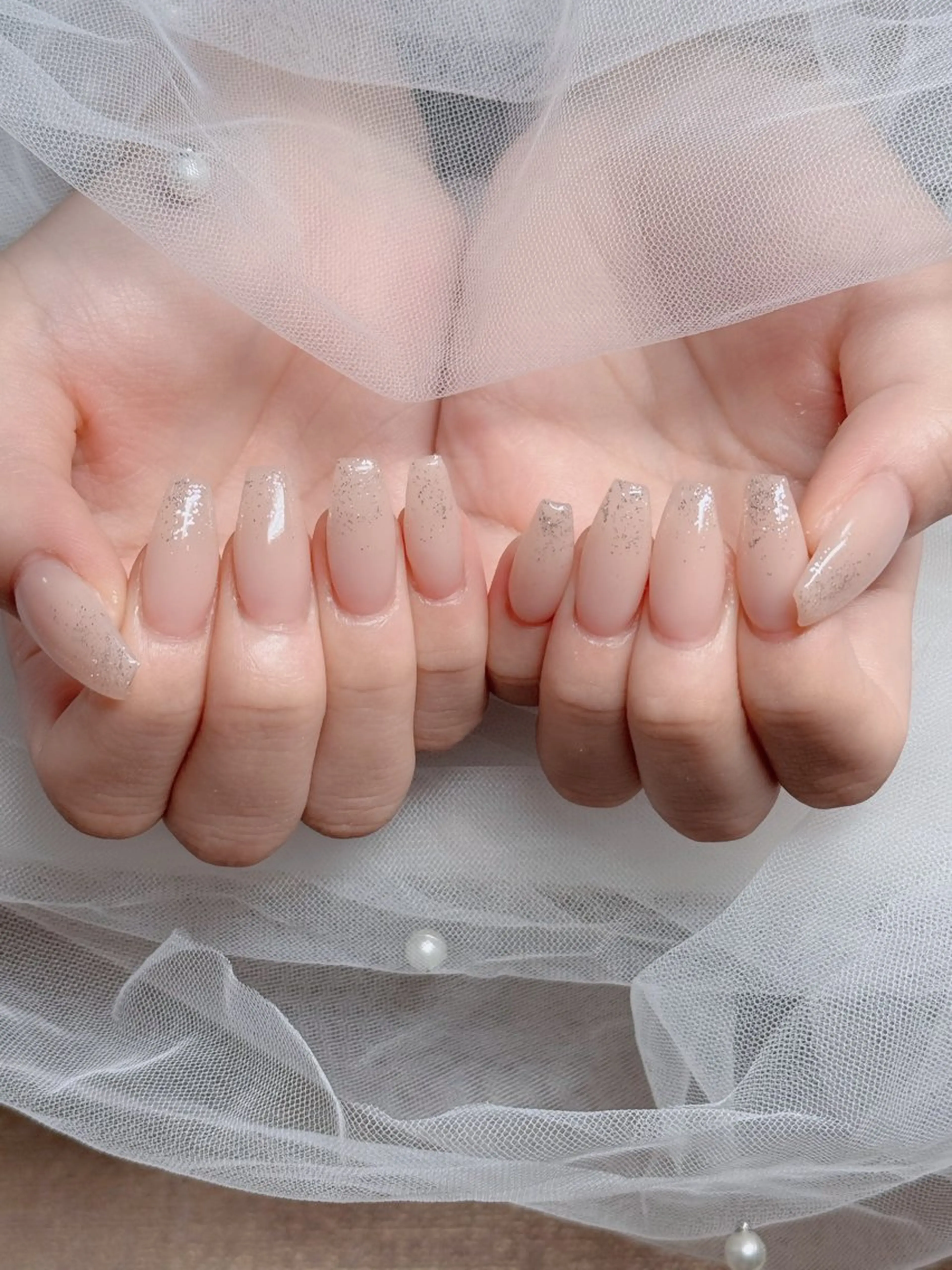 ネイル アートネイル 成人式 ジェルネイル ニュアンスネイル 夏ネイル ハンドネイル neco H.babynailのネイルデザイン