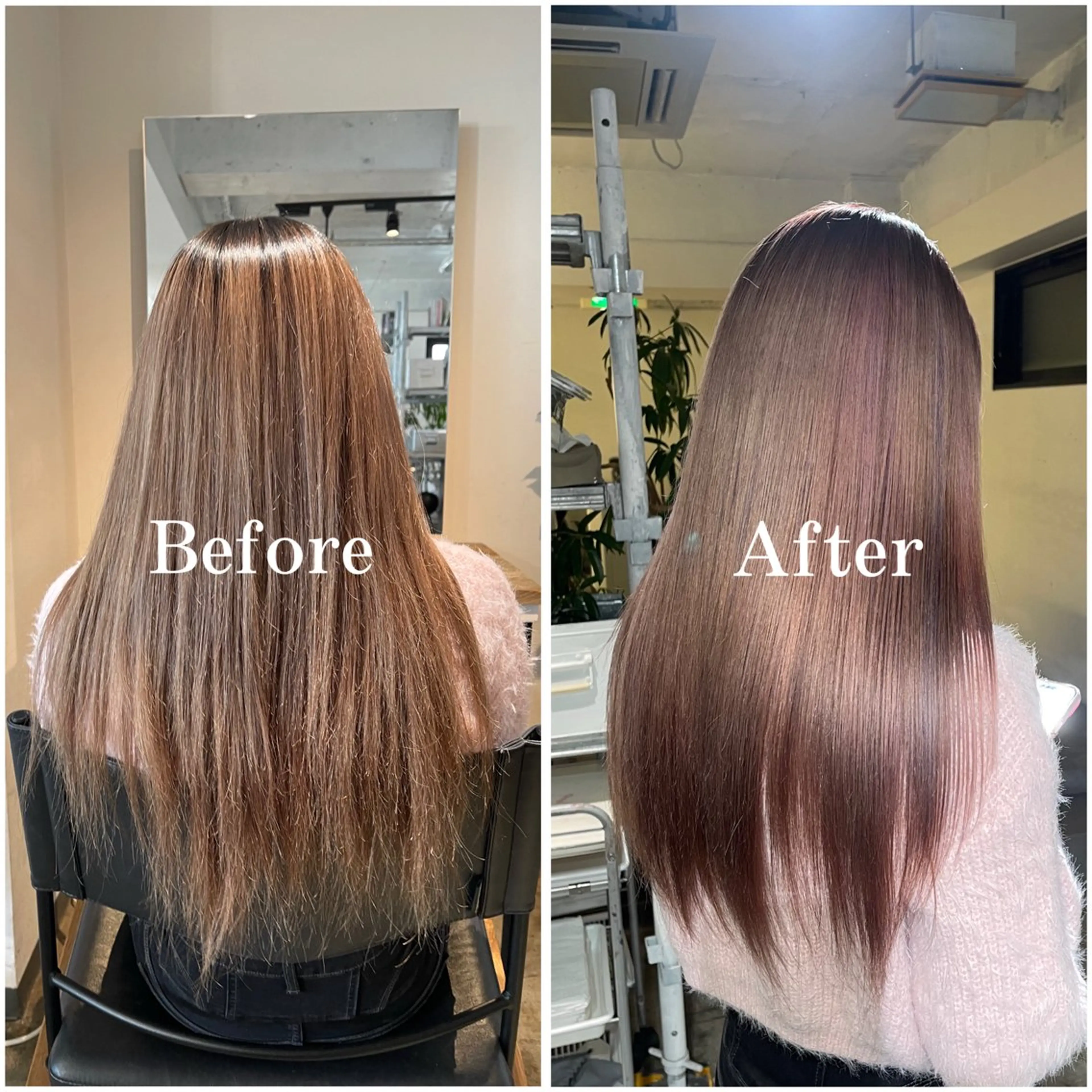 ロング カラー ブリーチ ケアブリーチ デザインカラー 似合わせカット ムラ修正/ ハイトーン💖Riaのヘアスタイル