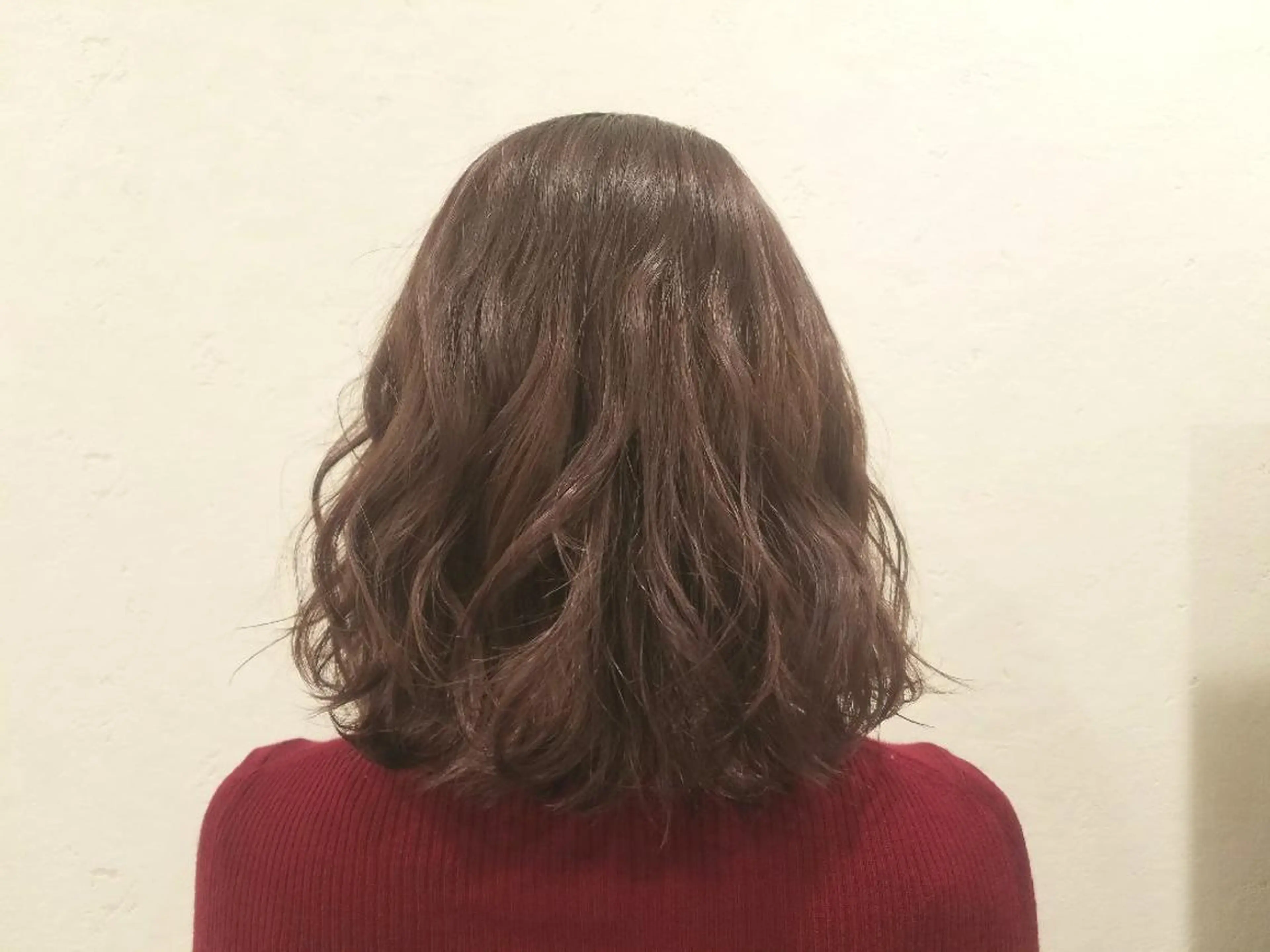 ミディアム カラー ブラウンカラー ヘアカラー トリートメント みうら さやかのヘアスタイル