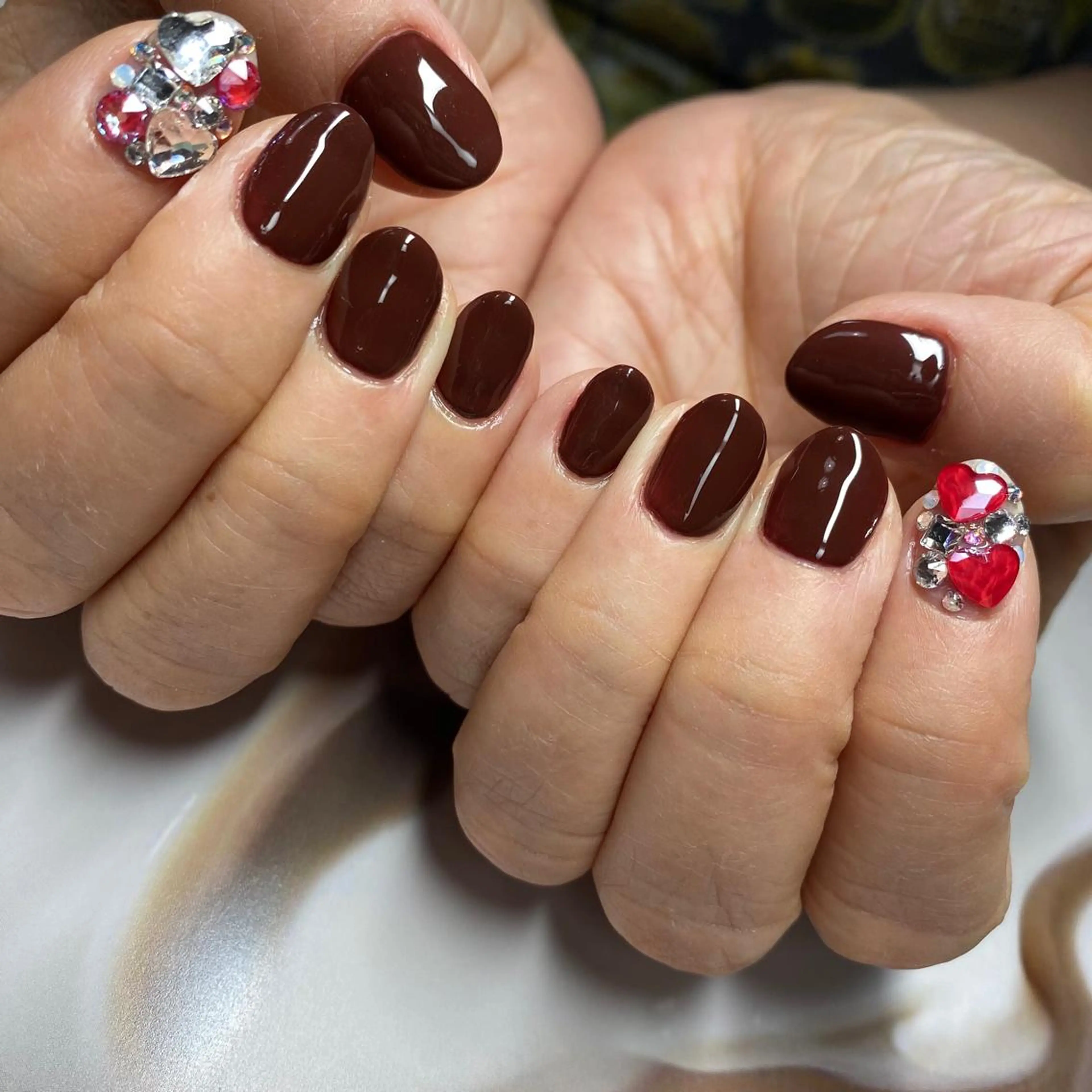 ネイル ハート ND  NAIL Ayakaのネイルデザイン