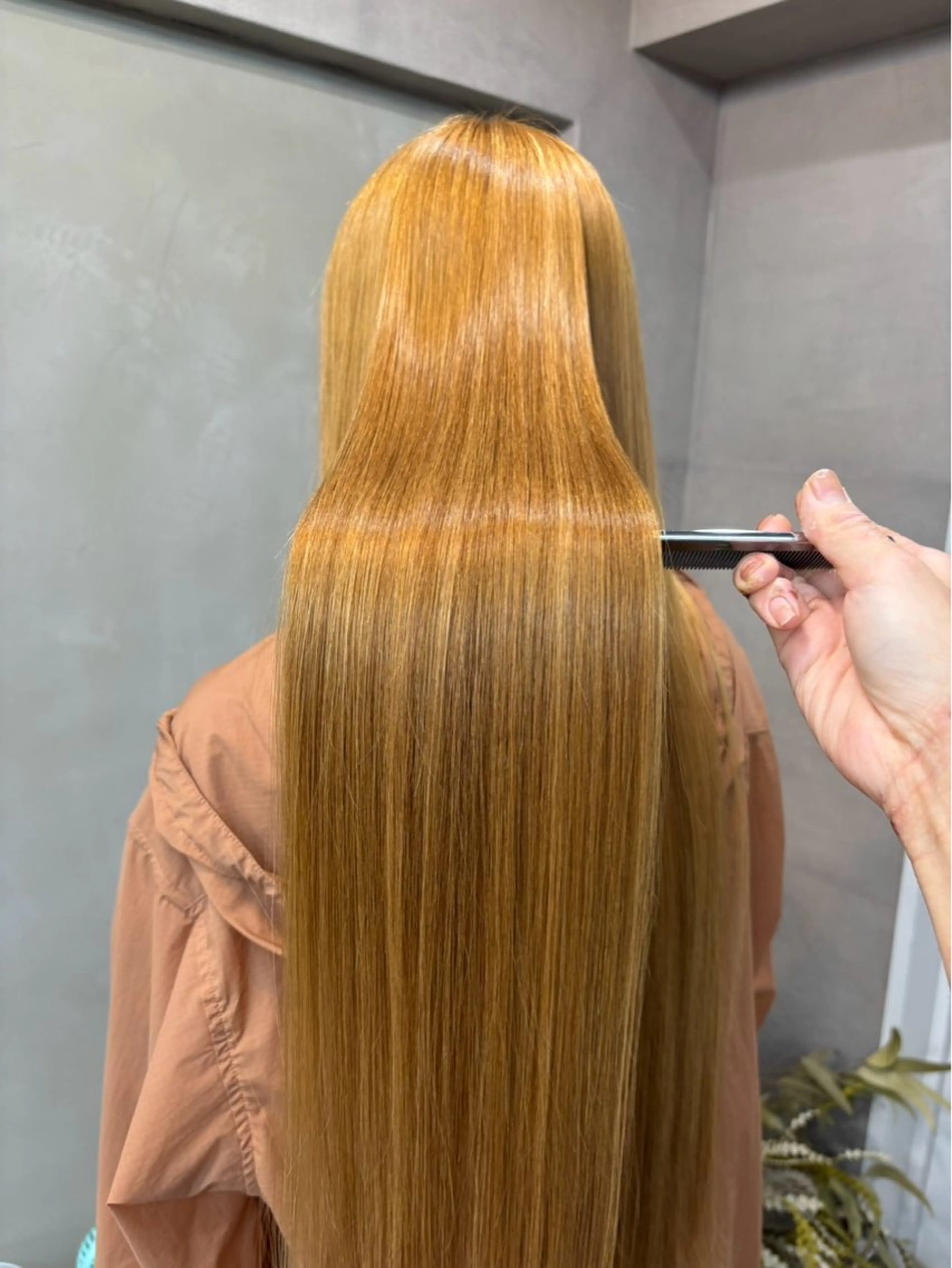 🩷ブリーチ毛対応髪質改善ストレート/縮毛矯正🩷の写真