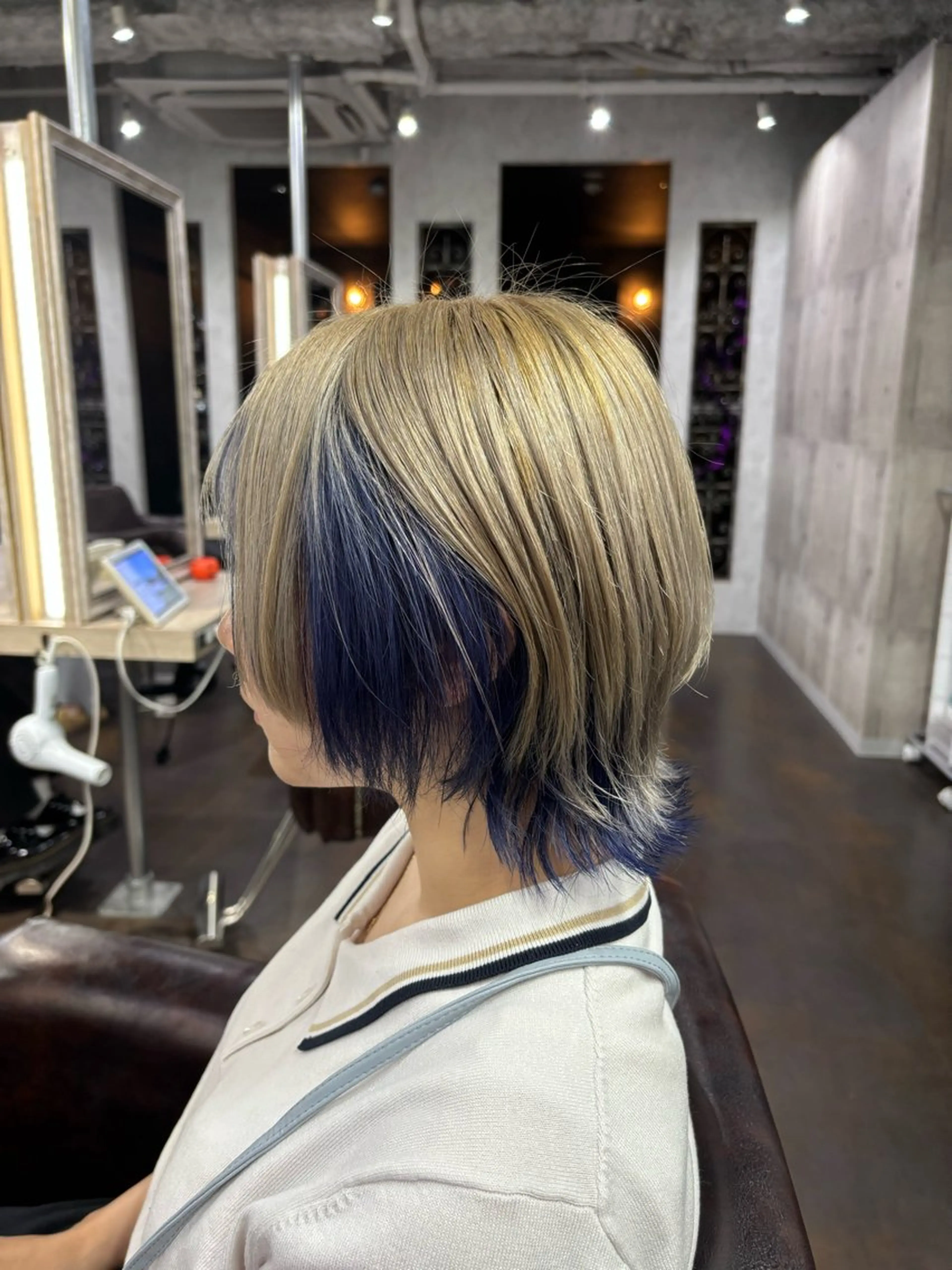 ショート ヘアカラー トリートメント ボブ／"質感再生"艶 カラー🫧sHOMaのヘアスタイル