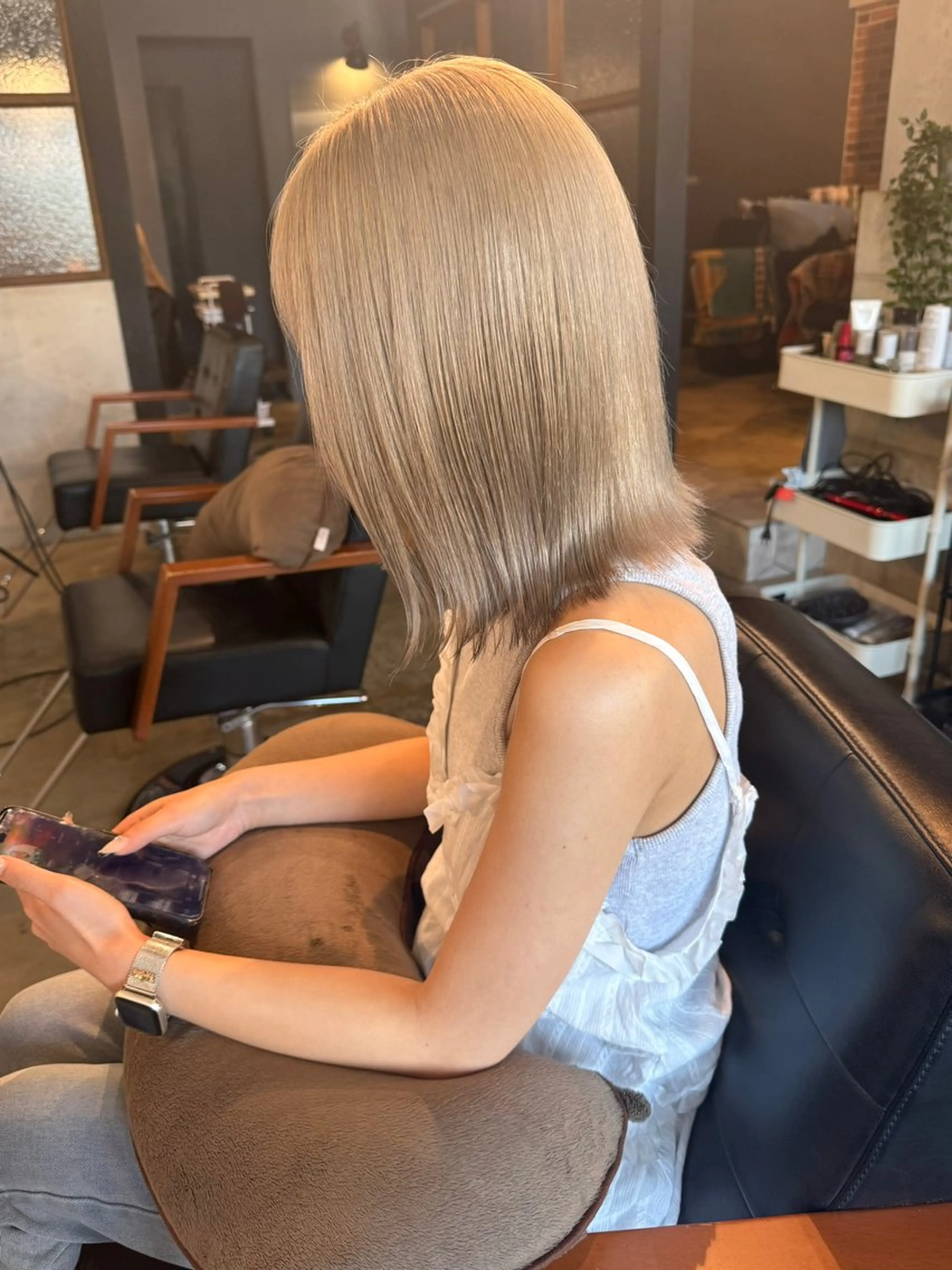 セミロング Baby美容師 Ninaのヘアスタイル