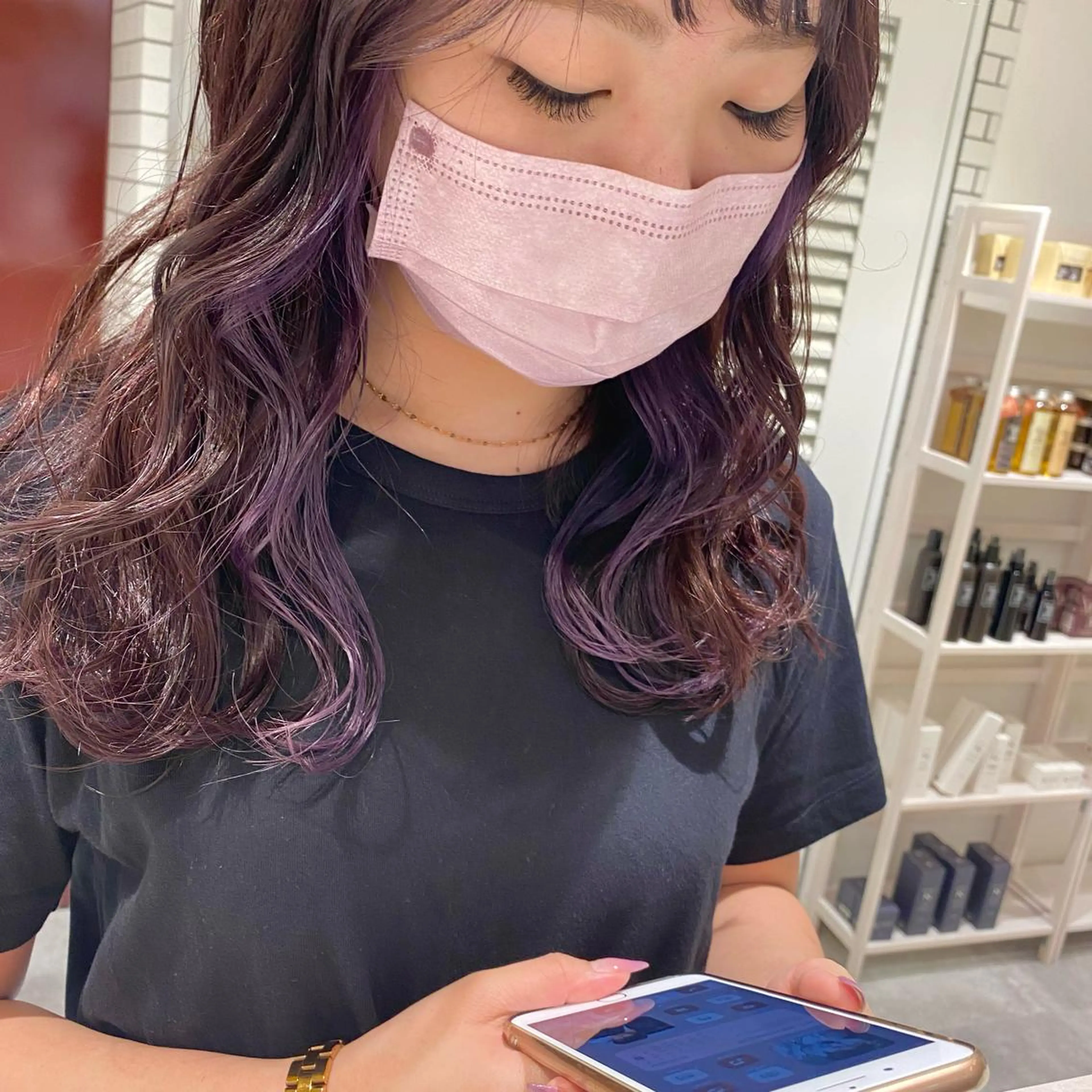 セミロング カラー カット ヘアカラー 【髪質改善】 【美髪矯正】🌻店長のヘアスタイル