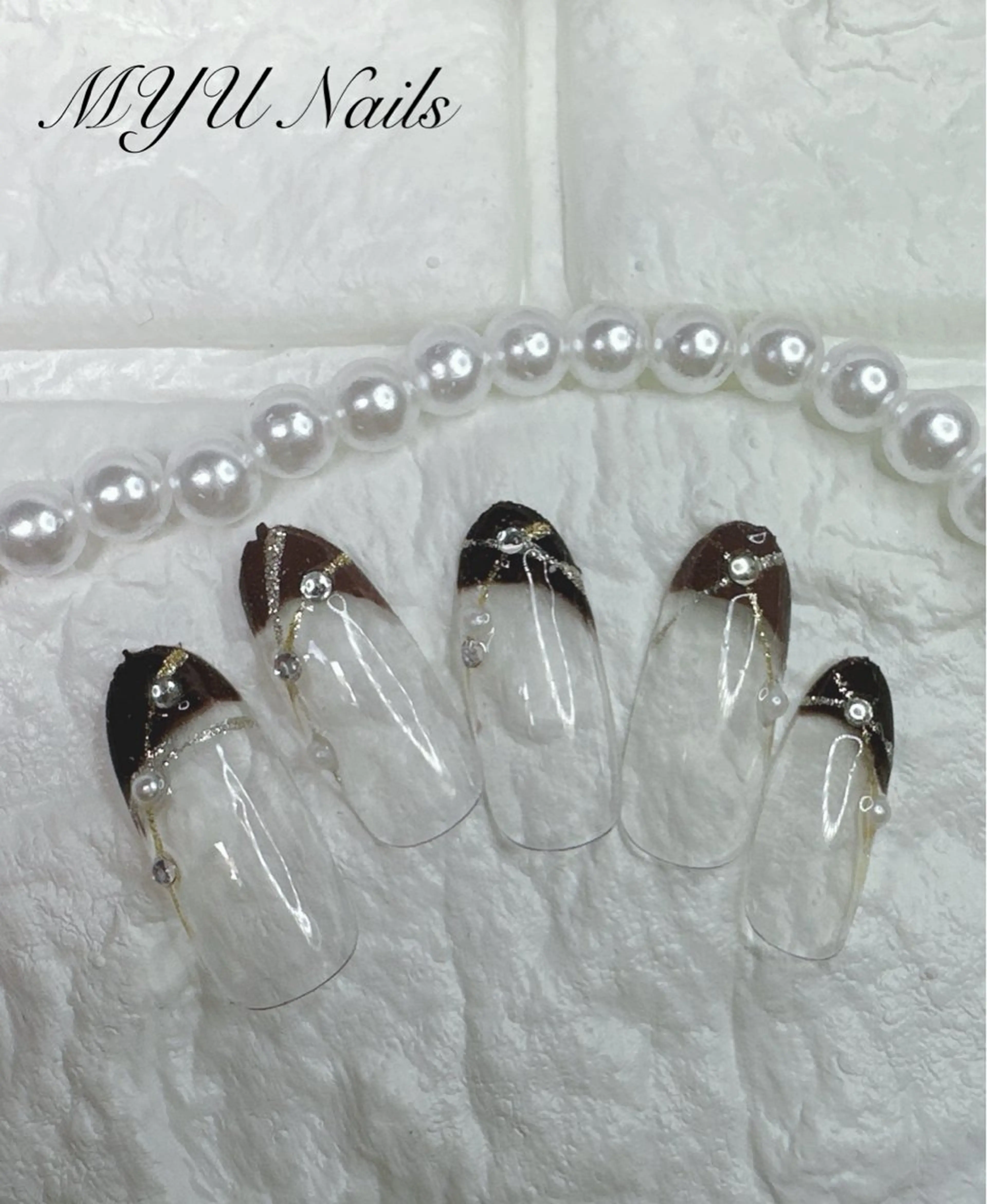 ネイル フレンチネイル ジェルネイル 持ち込み ニュアンスネイル パラジェル ハンドネイル MYU Nails所属・MYU Nailsのネイルデザイン