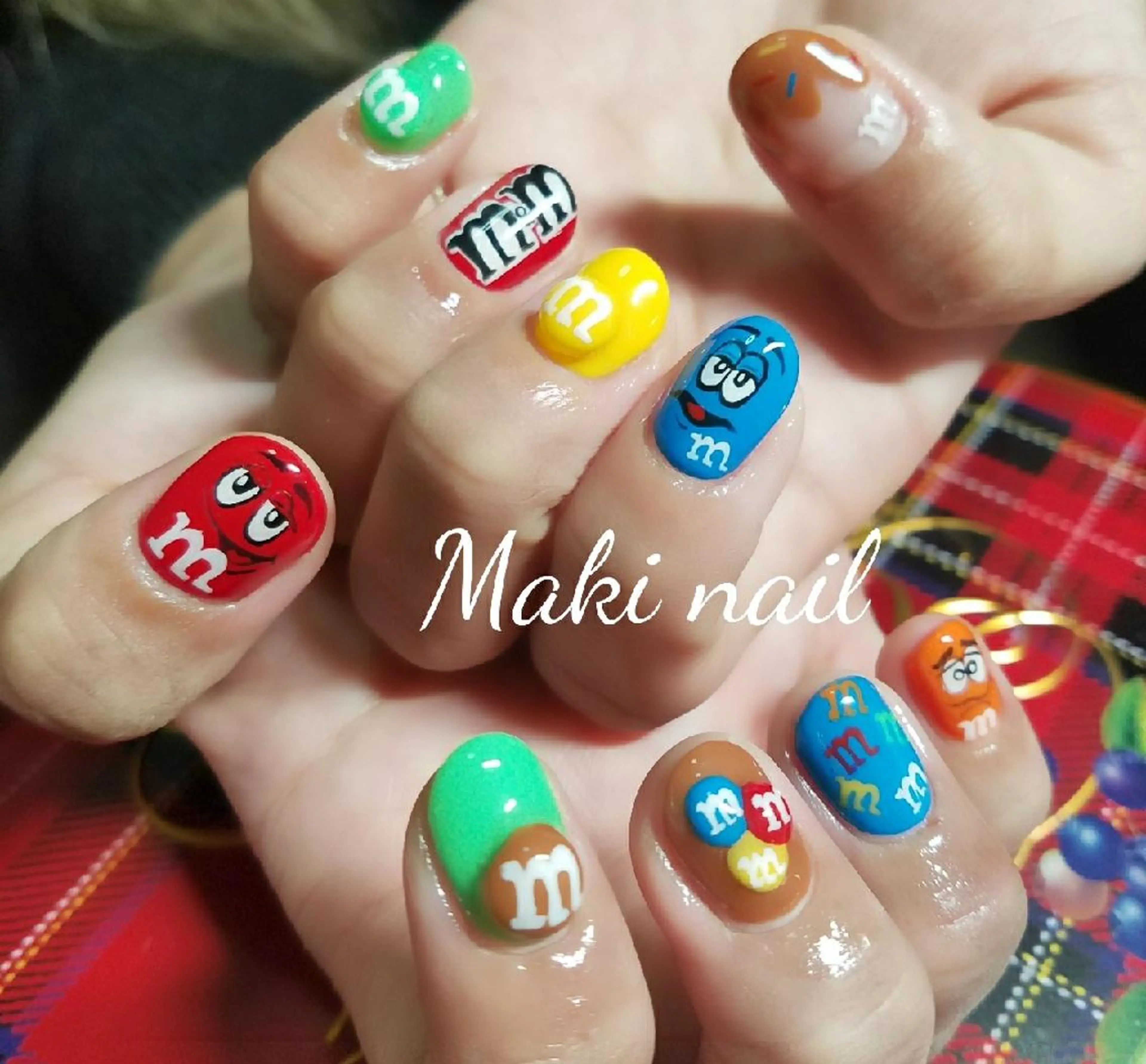 ネイル ショート アートネイル ジェルネイル   MAKI NAILのネイルデザイン