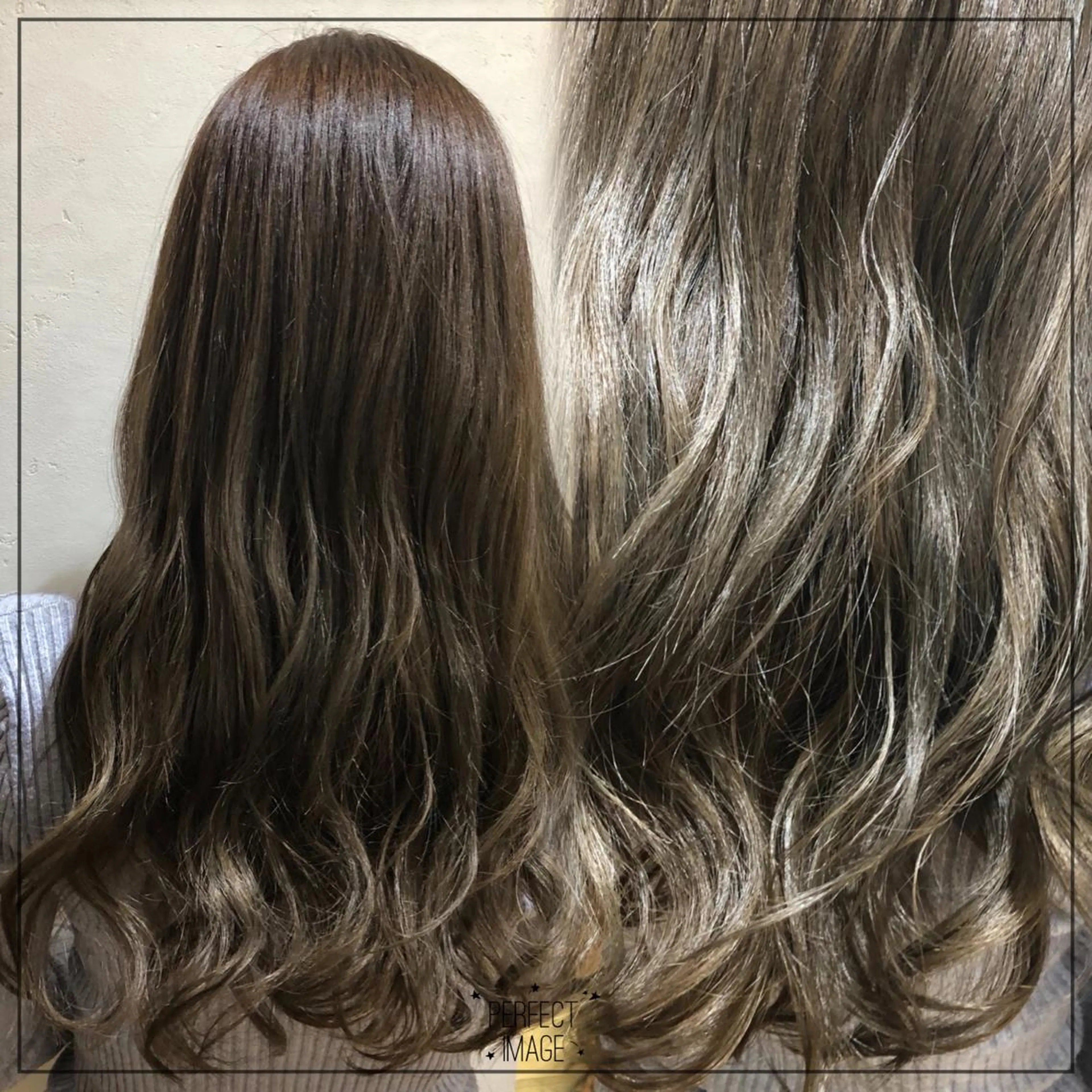 ロング カラー ヘアカラー トリートメント 艶質改善/縮毛矯正 ササキナツミのヘアスタイル