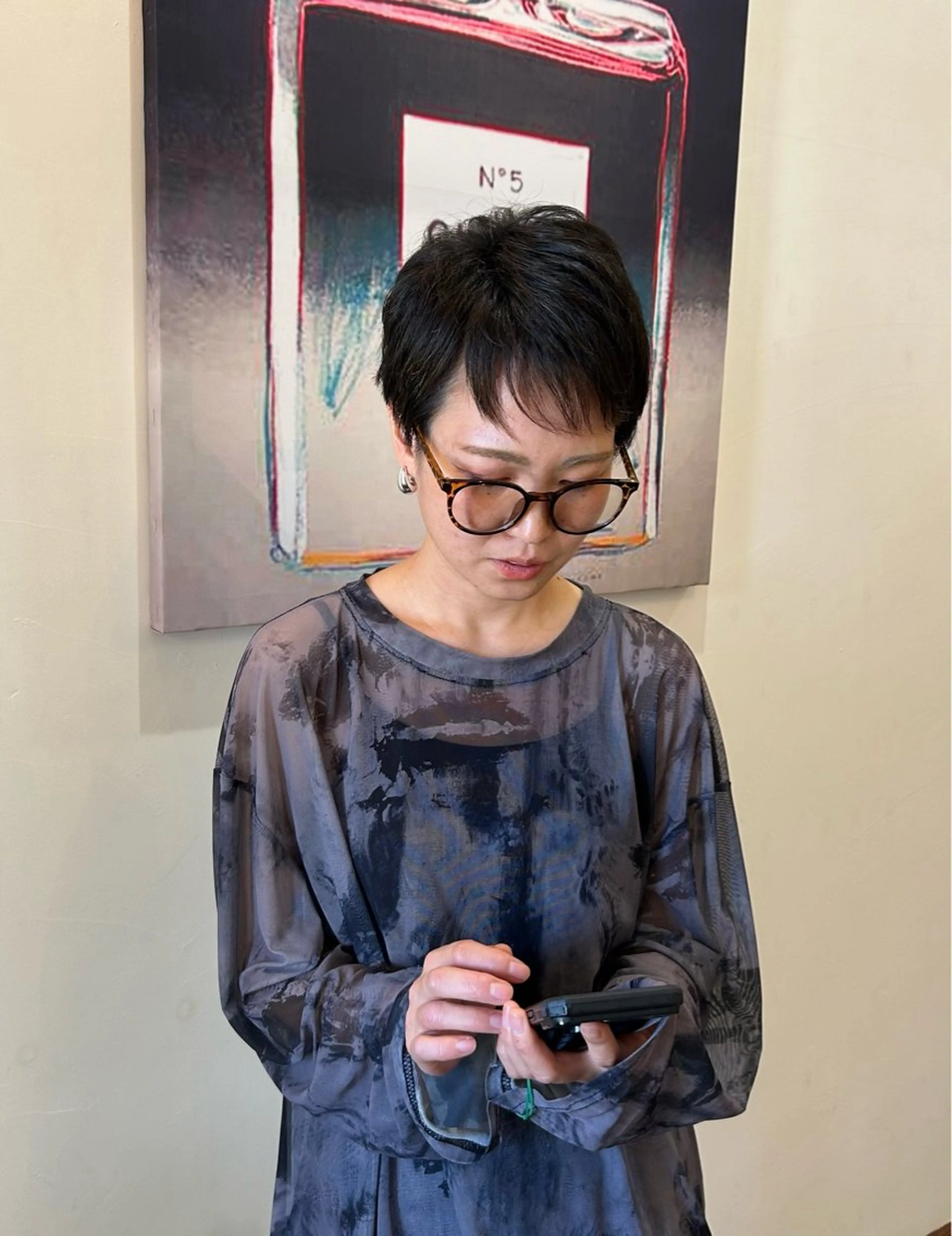 ショート 野島 正子のヘアスタイル