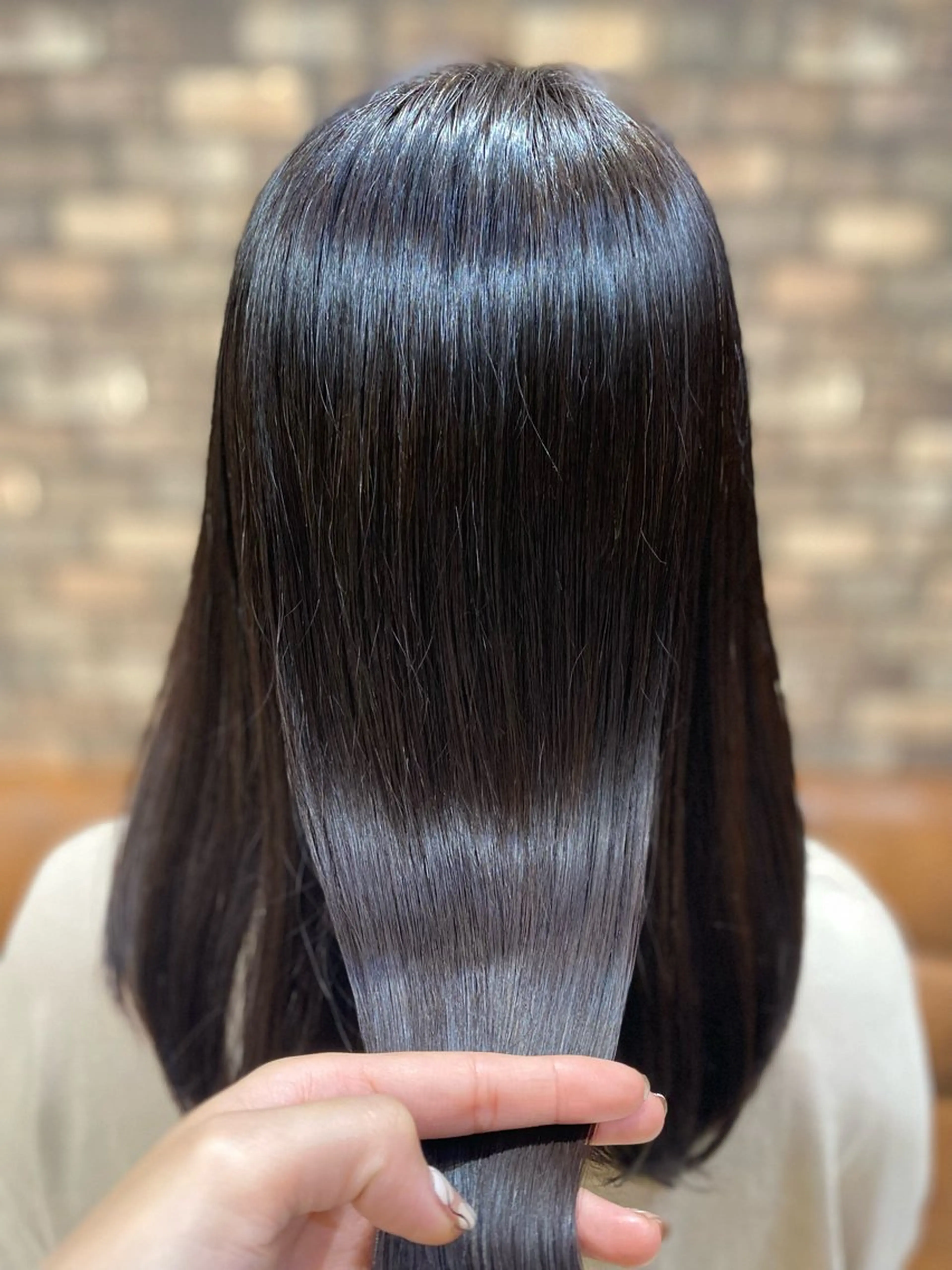 セミロング カラー ヘアアレンジ セミロングパーマ バレイヤージュ ブリーチ ケアブリーチ ダブルカラー カット 縮毛矯正 .・.艶髪ヘアケア サカモト.・.のヘアスタイル