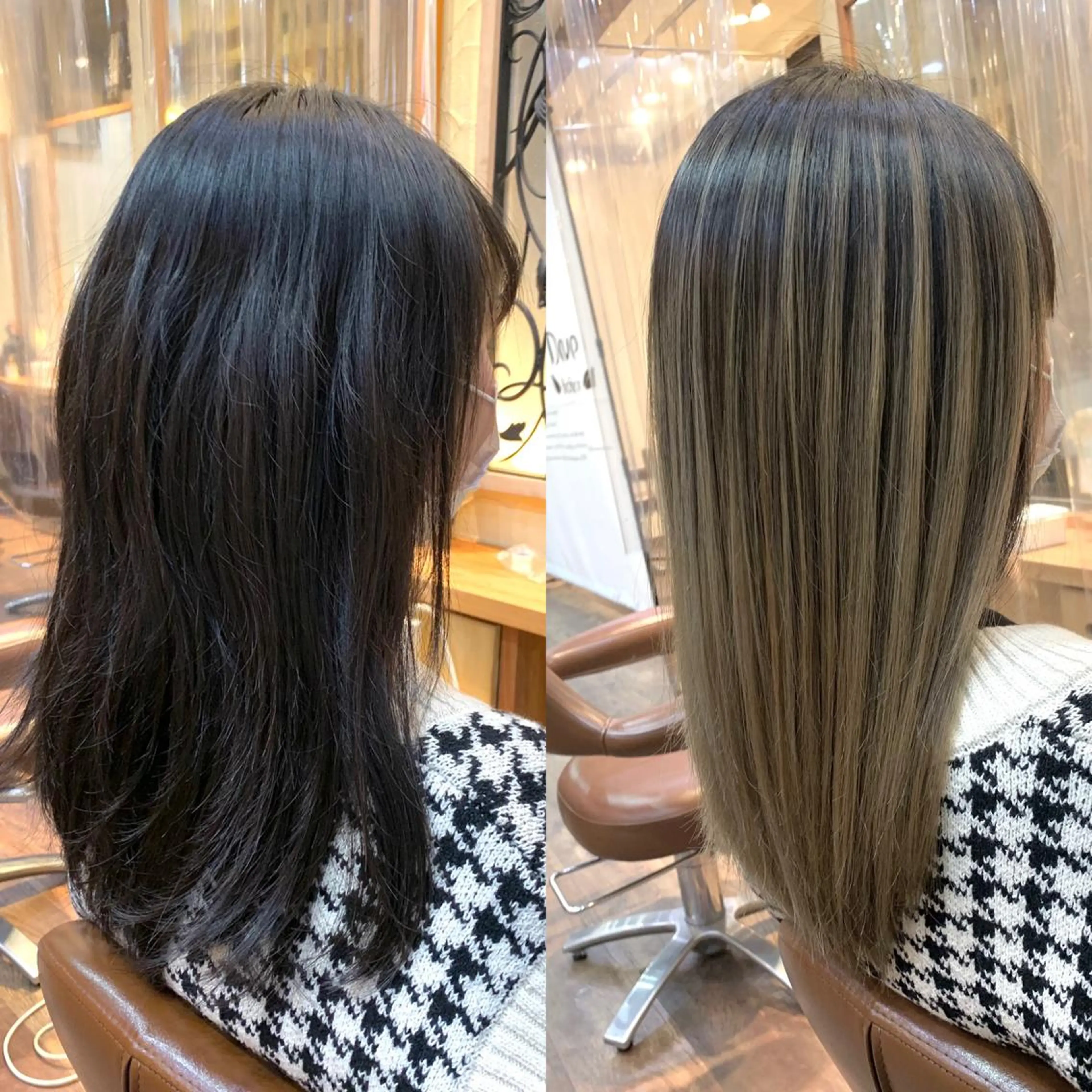 セミロング カラー パーマ ヘアアレンジ メンズ キッズ ネイル マツエク・マツパ 髪質改善 艶髪🔵ﾌｾﾅｵﾔのヘアスタイル