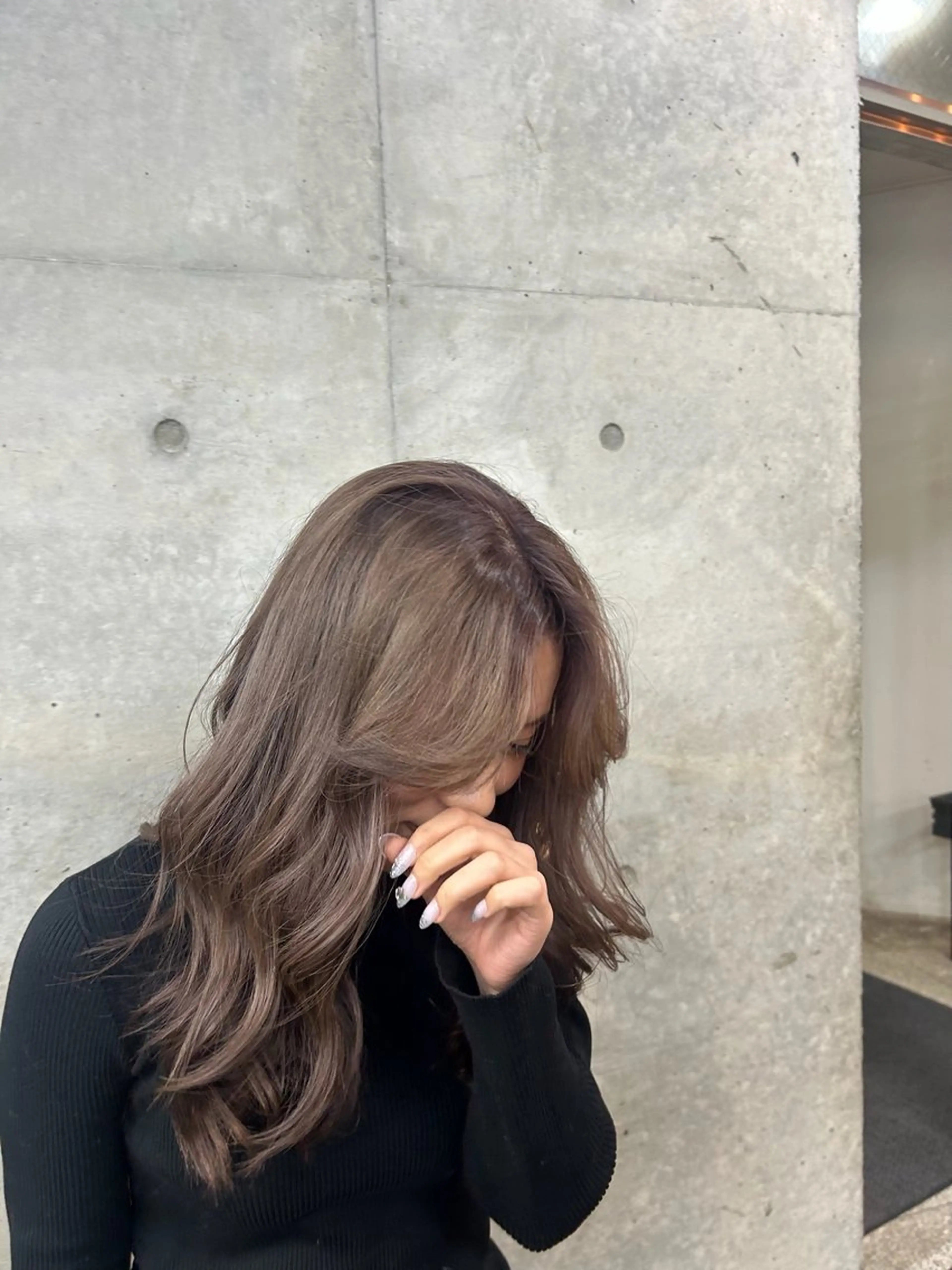 ロング カラー akari 🩵のヘアスタイル