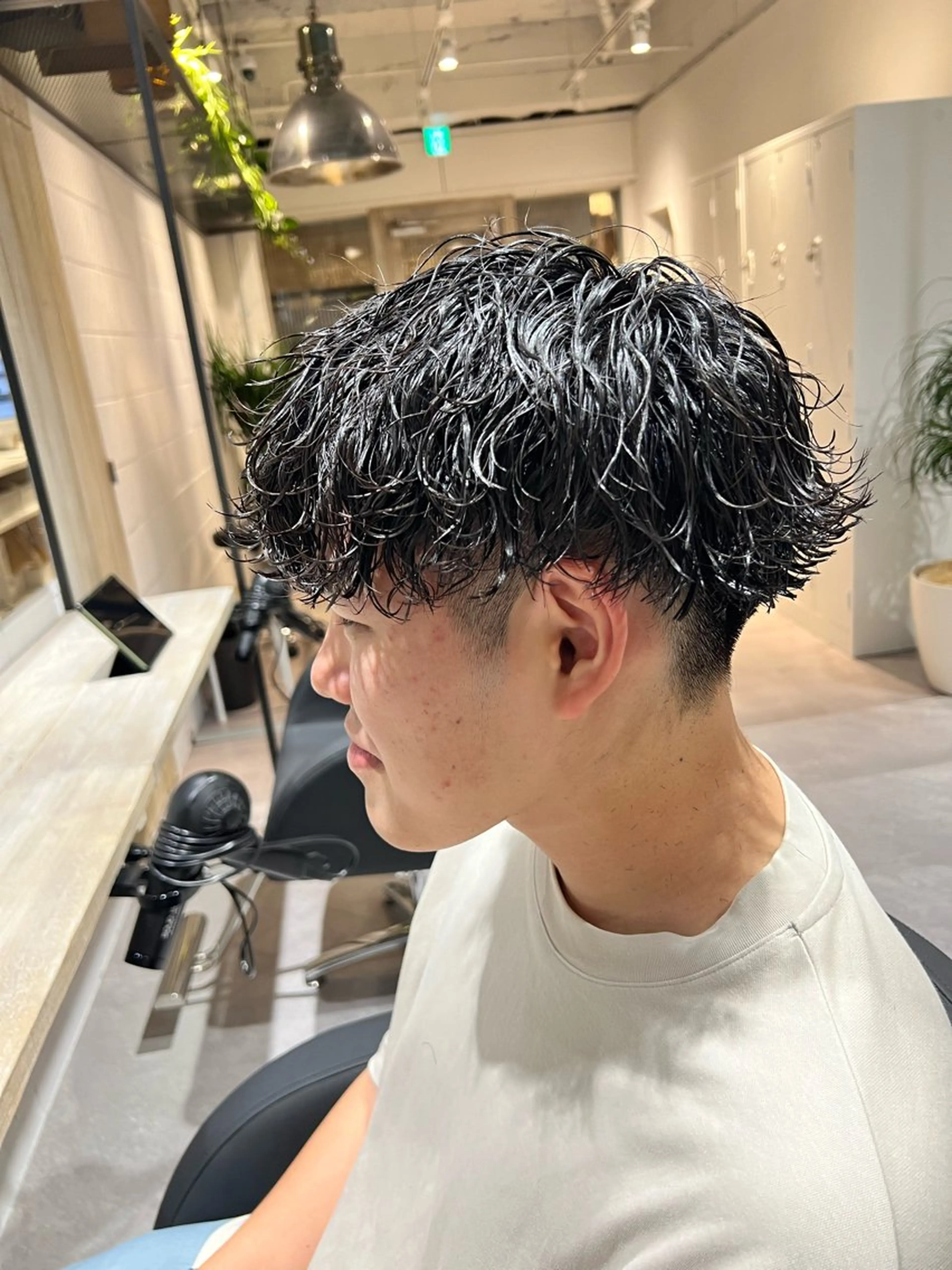 ミディアム パーマ メンズ 【パーマ満足度No. 1🥇】宮脇 大樹のヘアスタイル