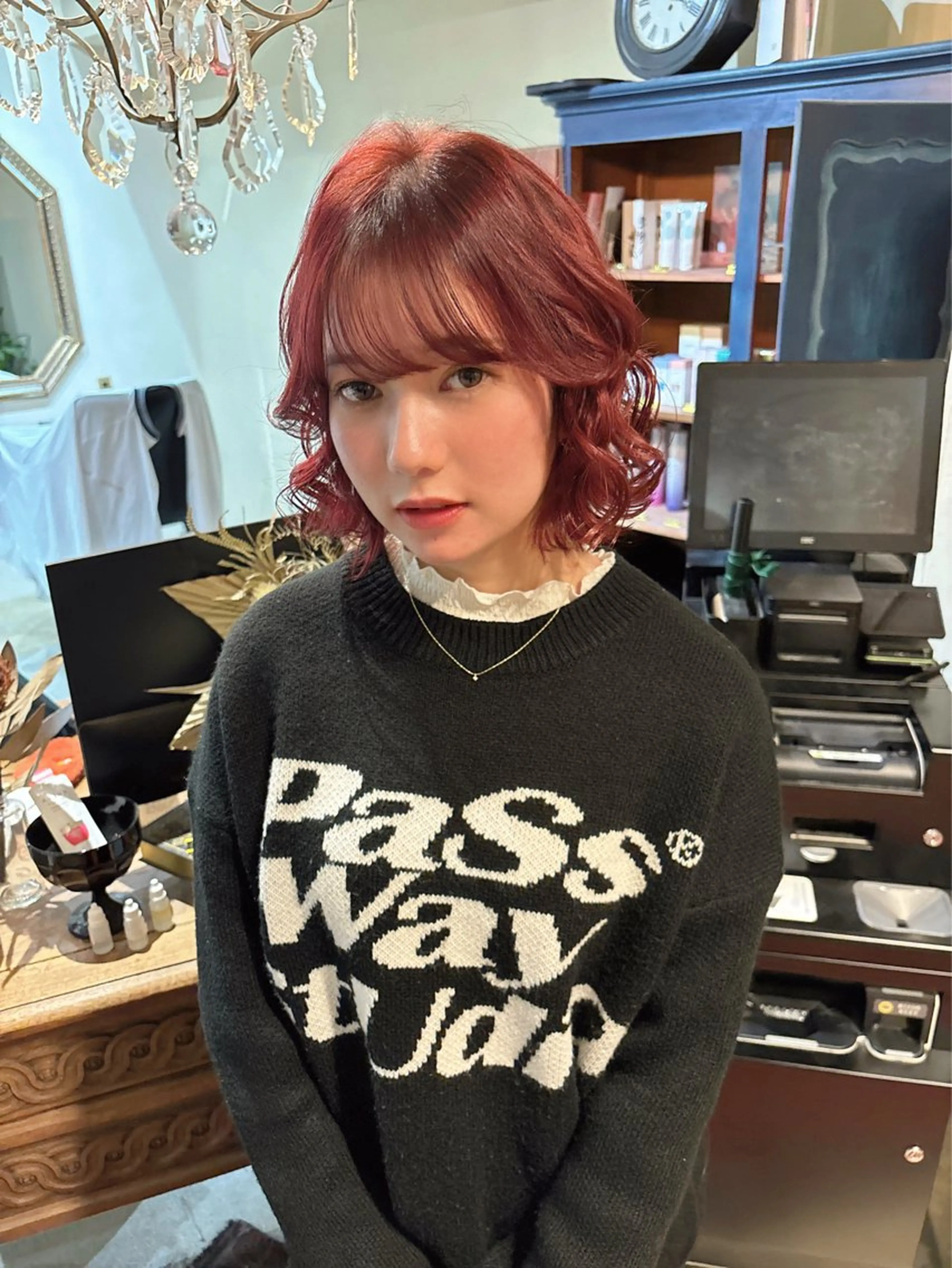 ショート カラー ブリーチ/エクステ はしもと　そな🫧のヘアスタイル