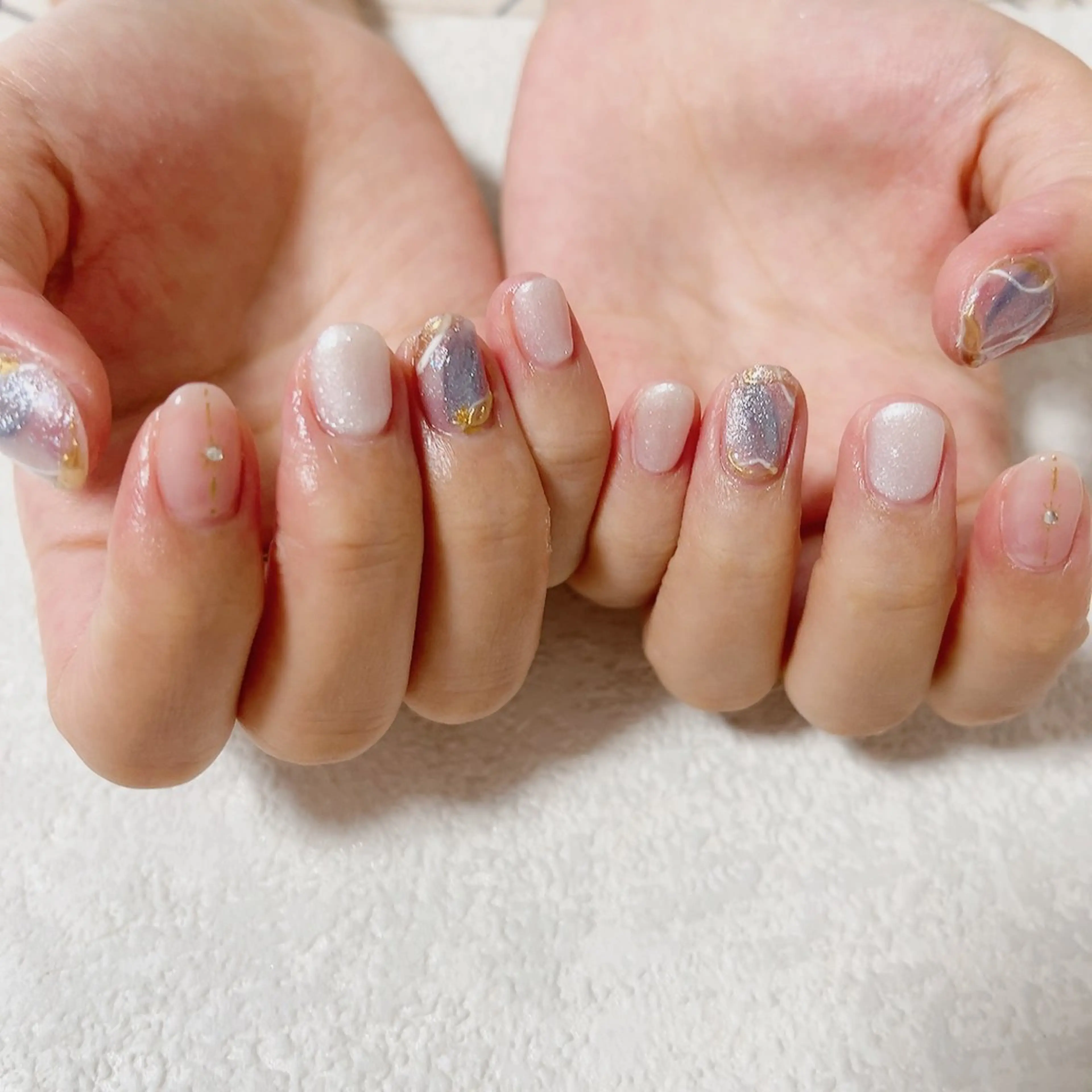 ネイル フットネイル ジェルネイル マグネットネイル メンズネイル ニュアンスネイル kiki nail たまプラーザのネイルデザイン