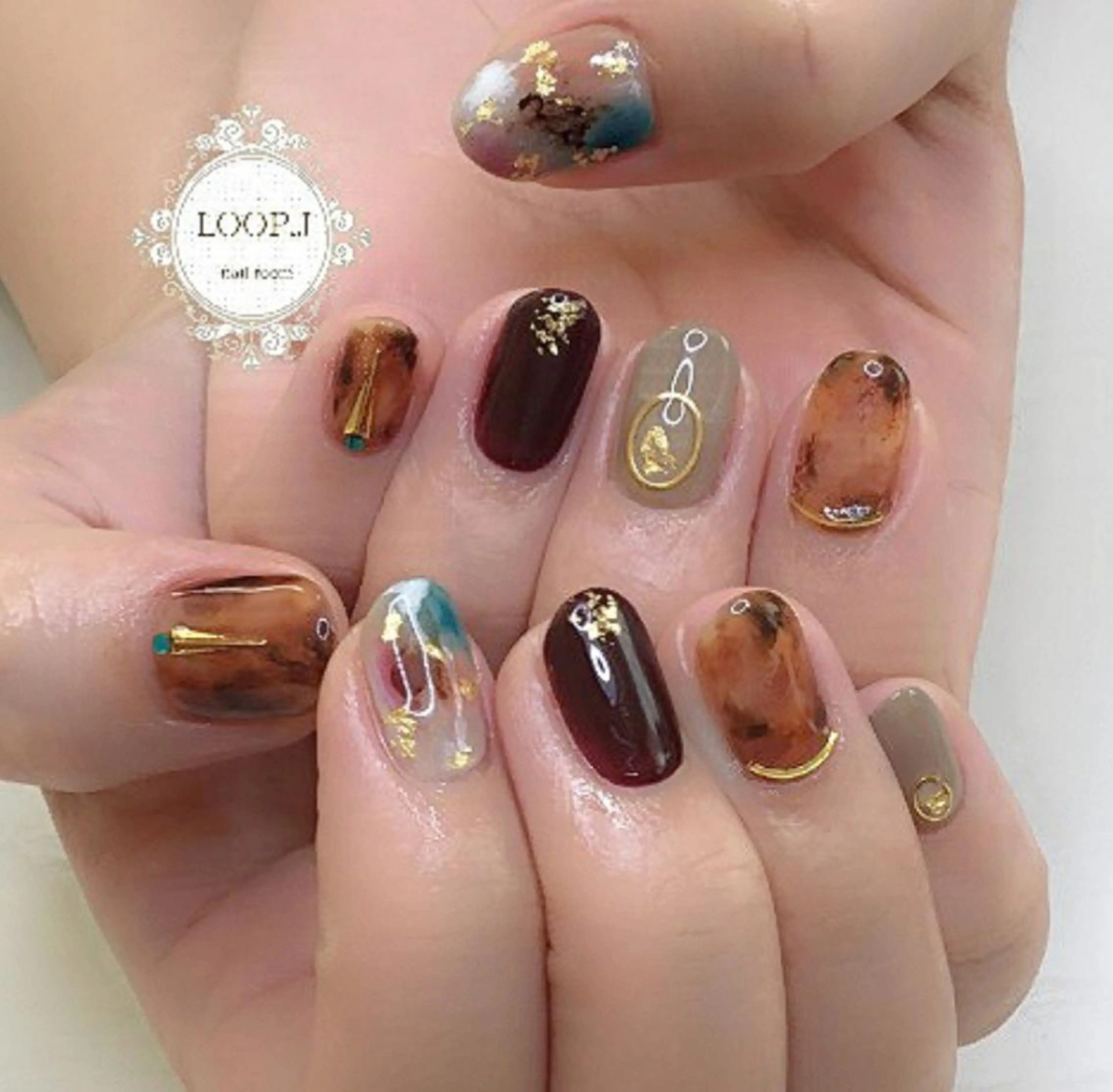 ネイル ハンドネイル おおくぼ めぐみのネイルデザイン