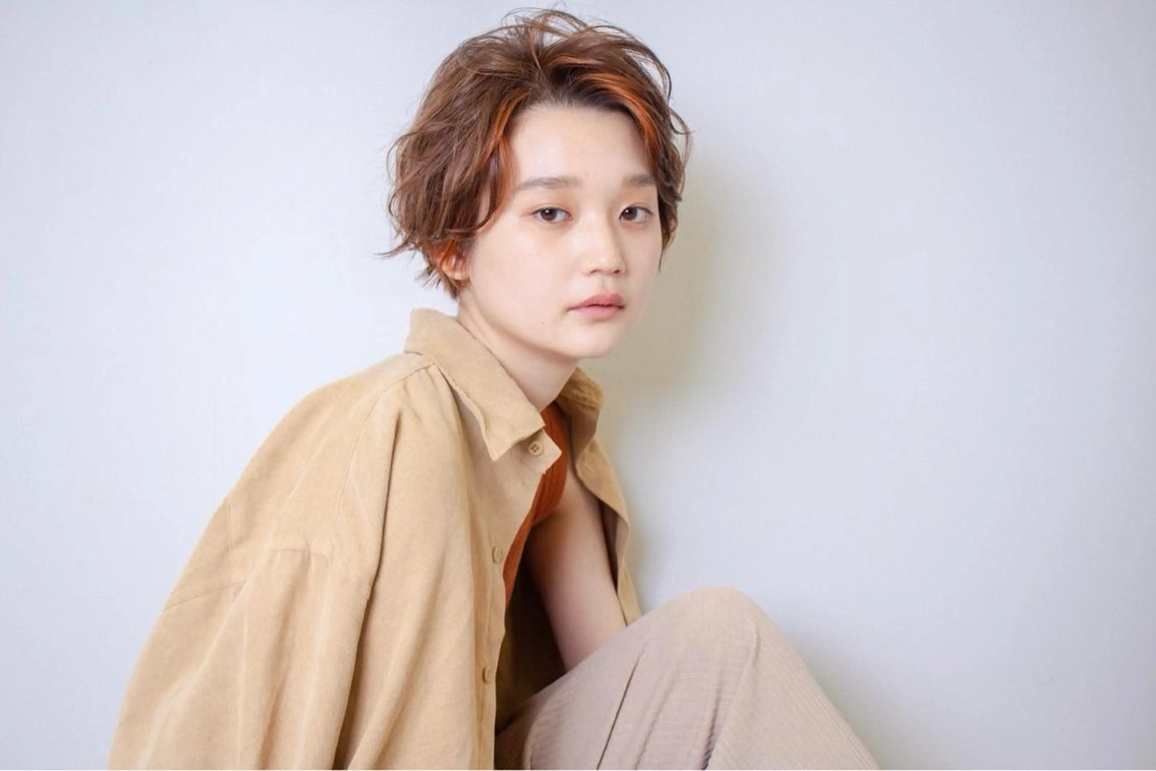 ショート カラー gite カワムラナオキのヘアスタイル