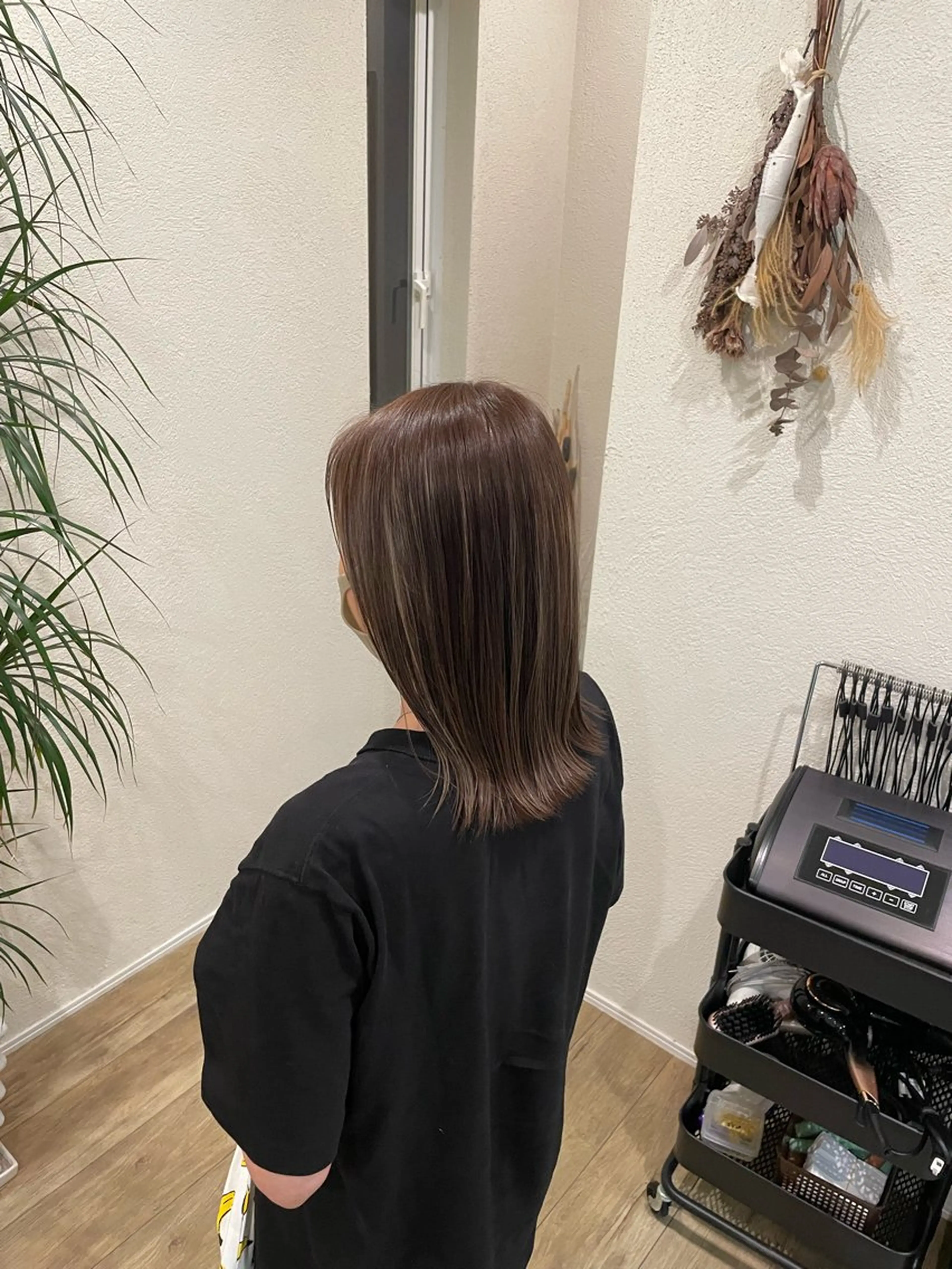 ミディアム カラー ヘアカラー 木村 太一のヘアスタイル