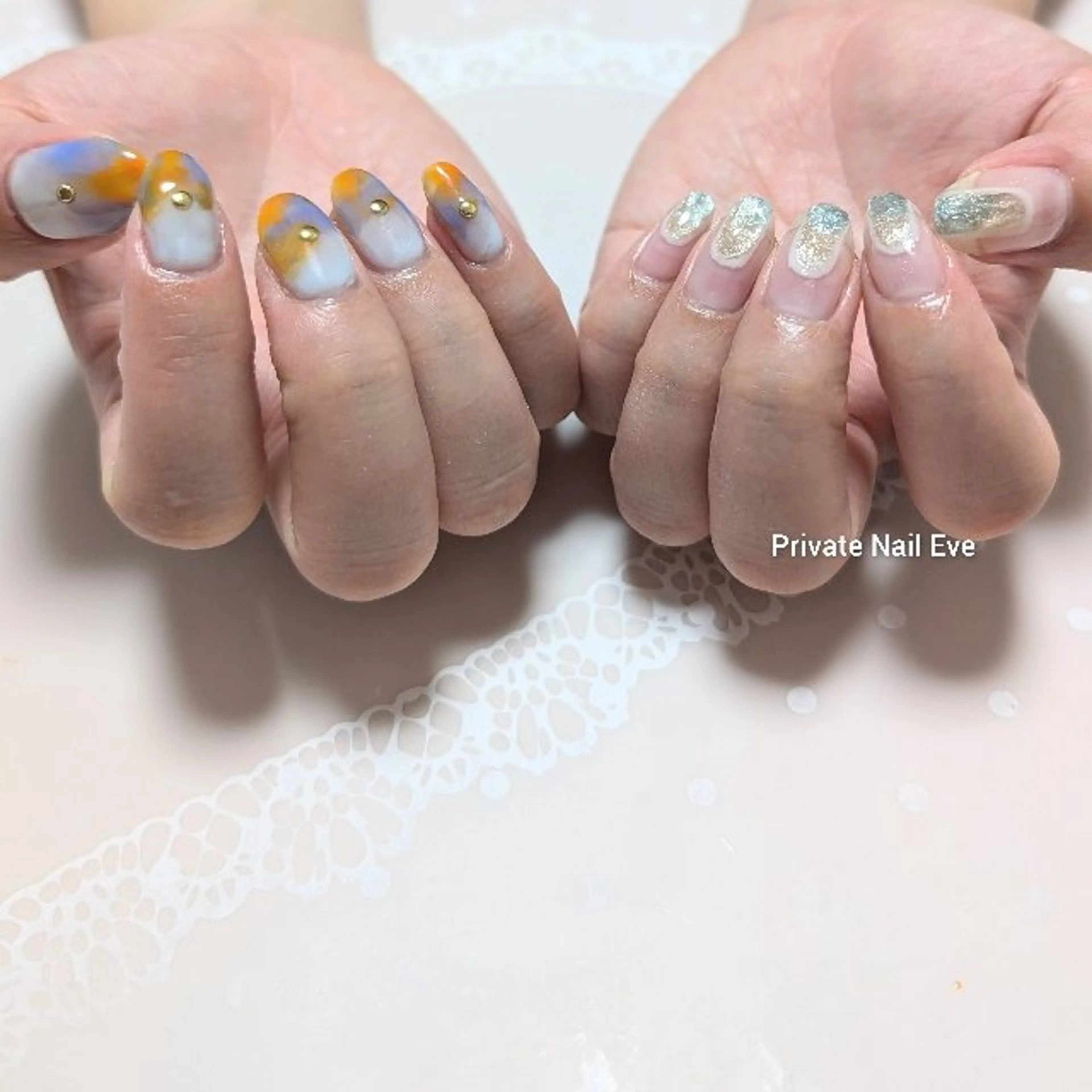 ネイル 持ち込み ニュアンスネイル ハンドネイル ネイル junkoのネイルデザイン