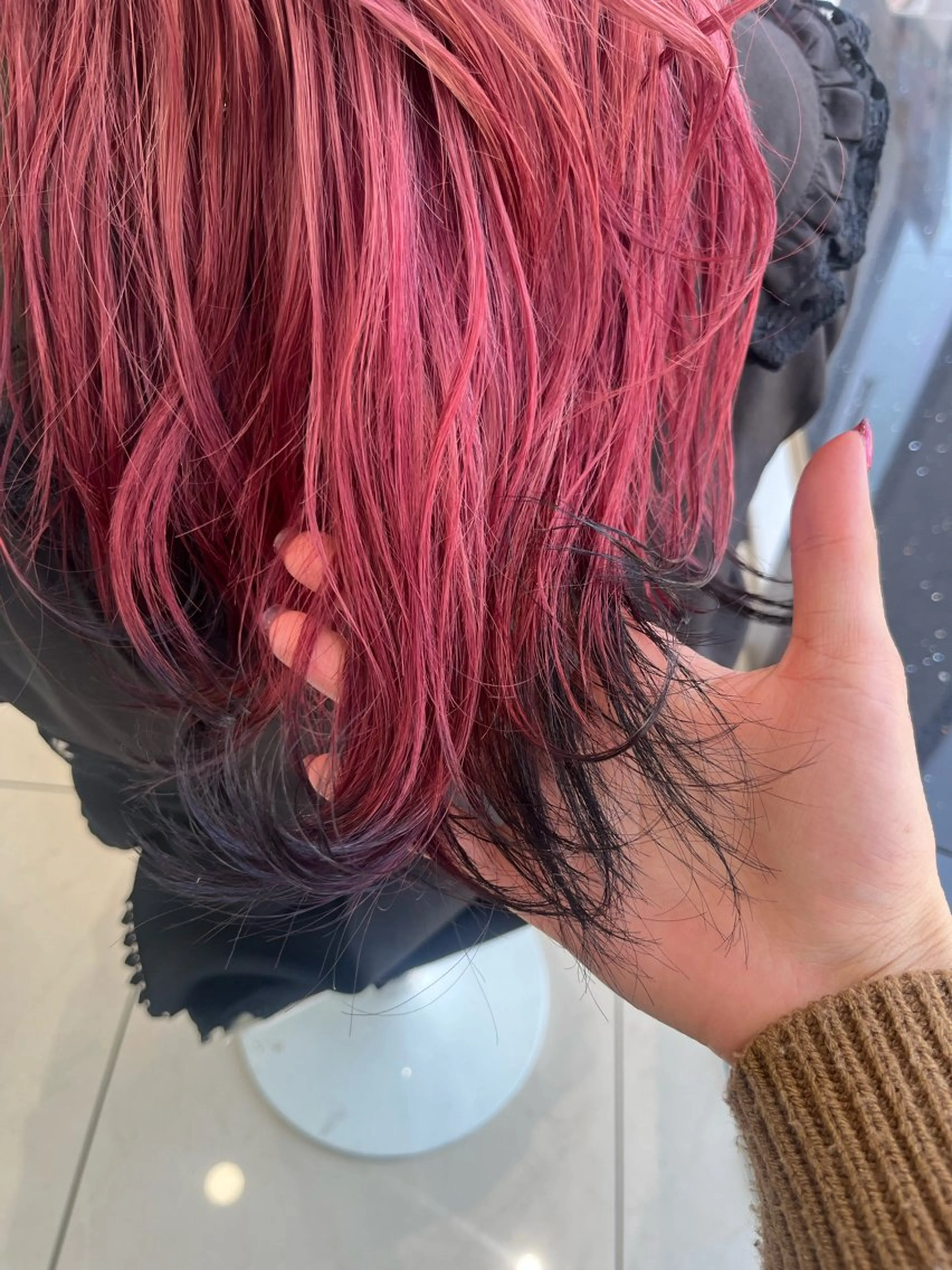 カラー 透明感カラー✨🩵 韓国ヘアkanatoのヘアスタイル