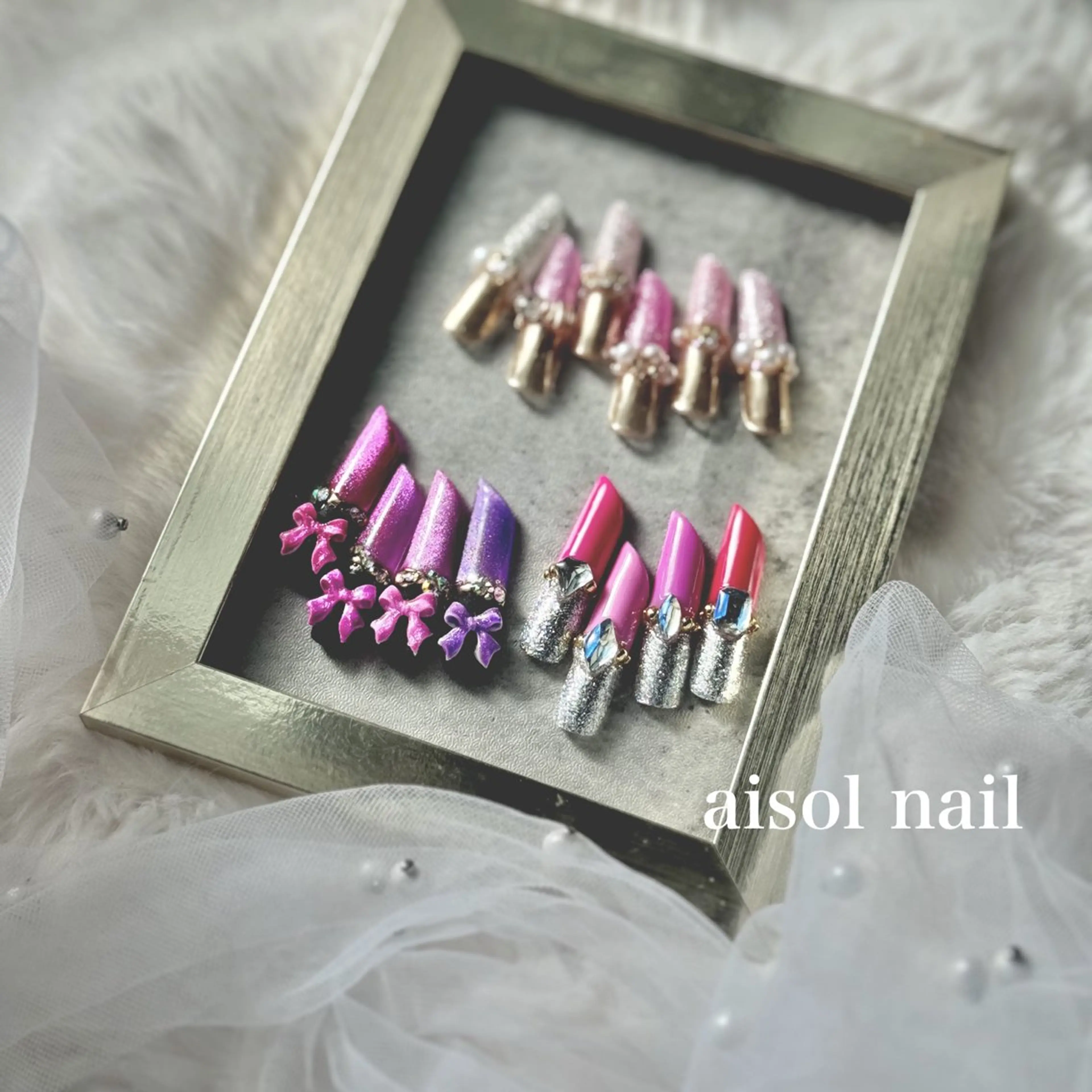 ネイル ジェルネイル Aisol nail salonのネイルデザイン