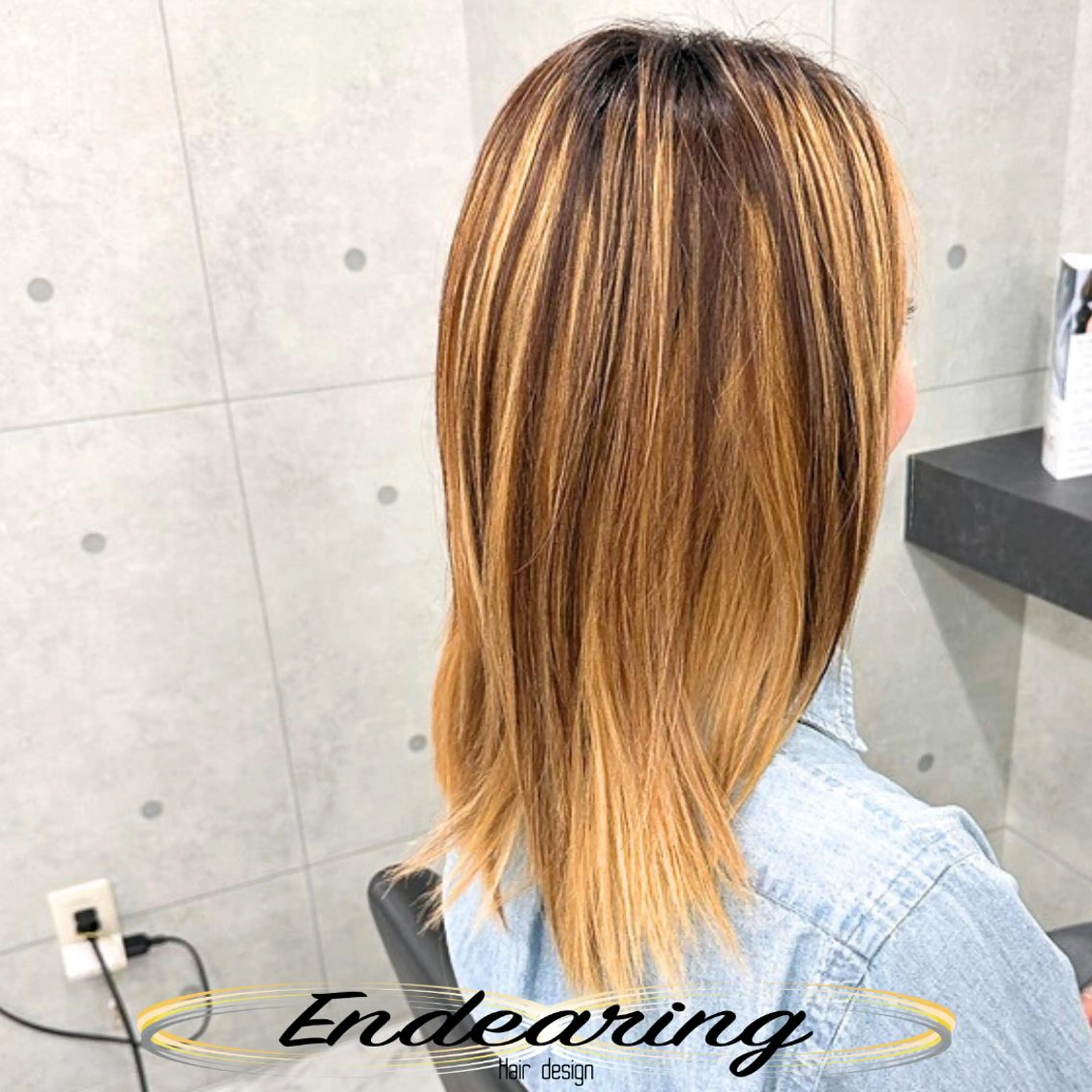 カラー ブリーチ ブラウンカラー 透明感カラー ダークブラウン ヘアカラー 柳田 怜那/銀座 Endearingのヘアスタイル