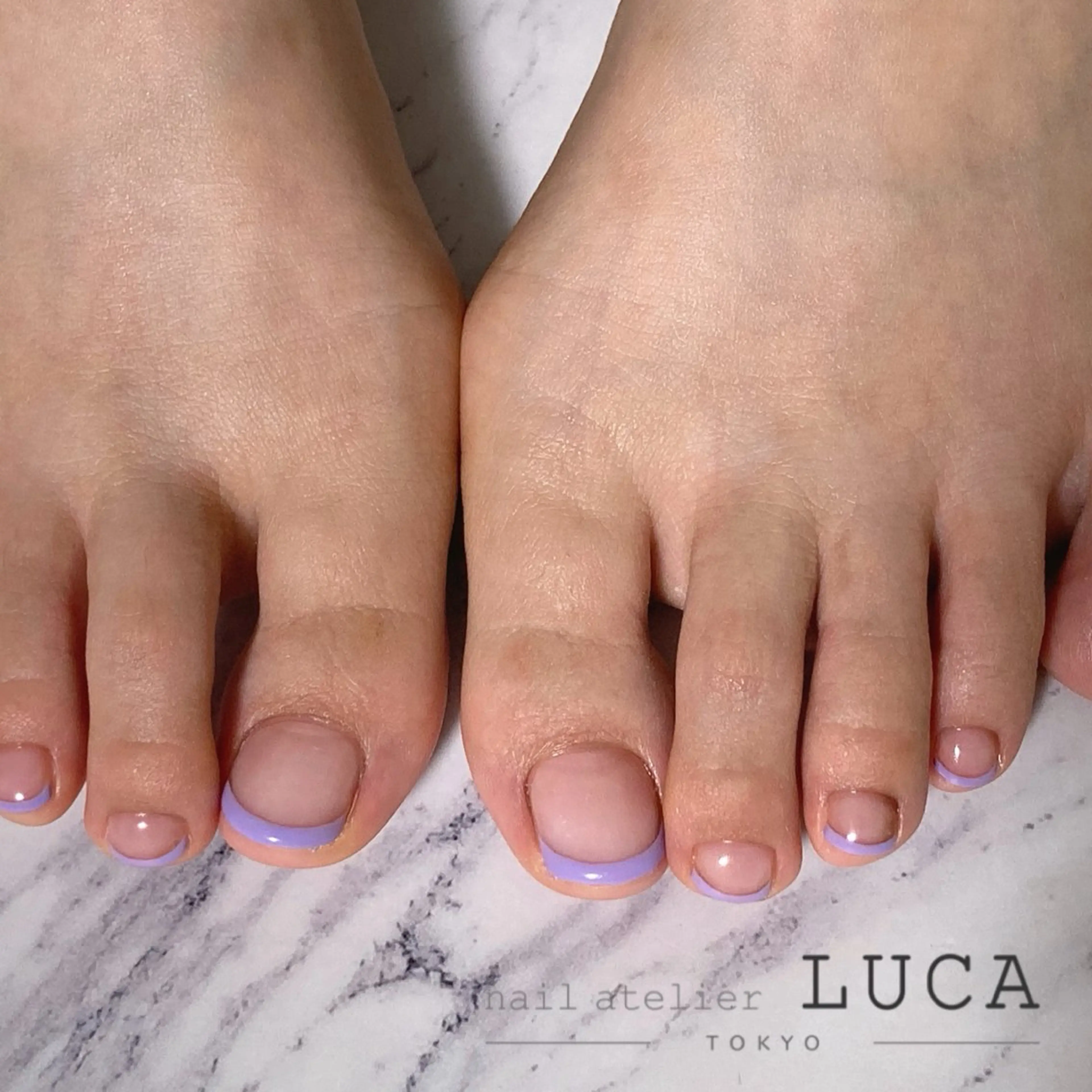 【フット】【オフあり】フレンチ（300色以上）※初回オフ代込みの写真