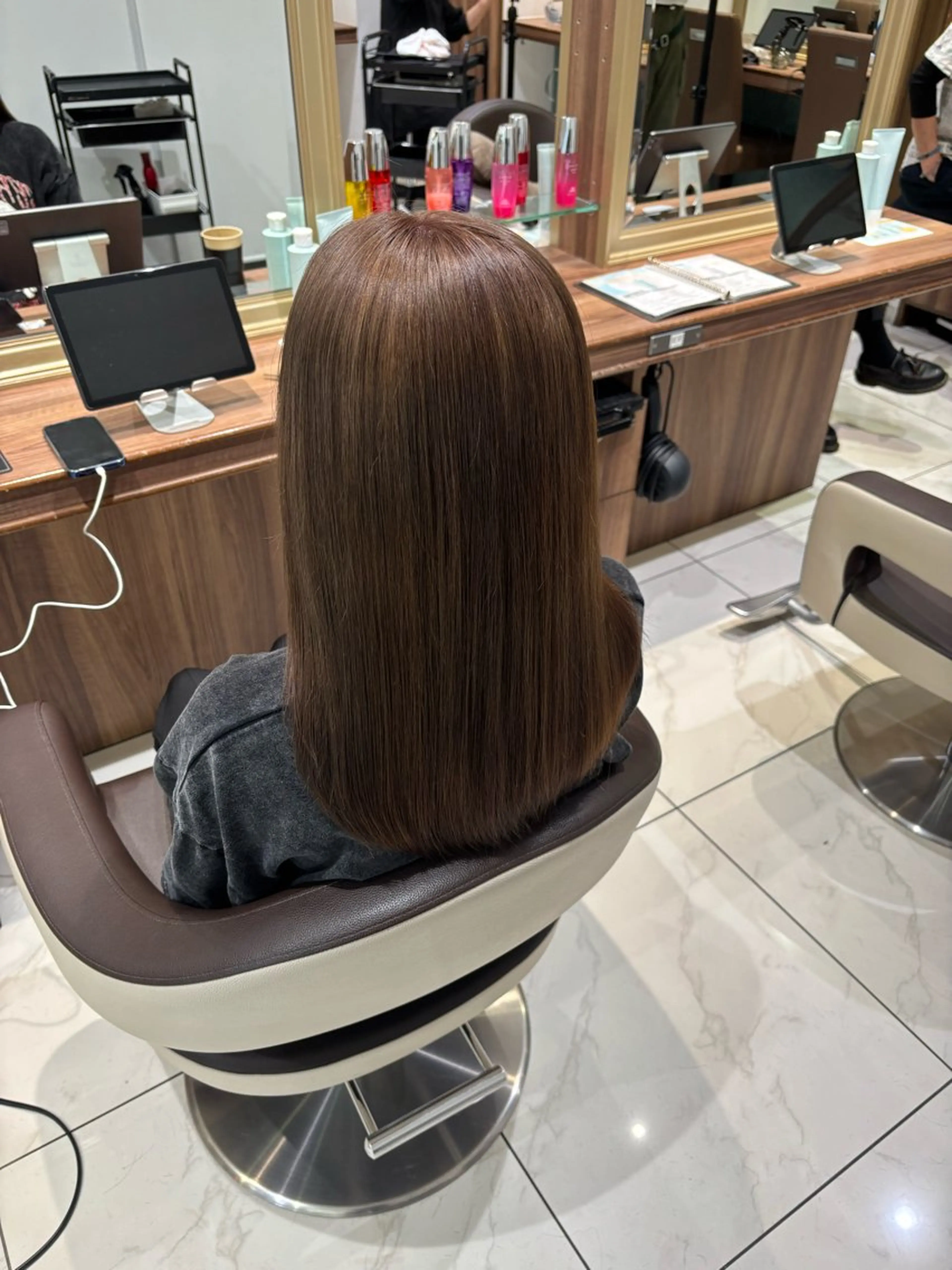 カラー ヘアカラー Ash 平井 青木🤍のヘアスタイル