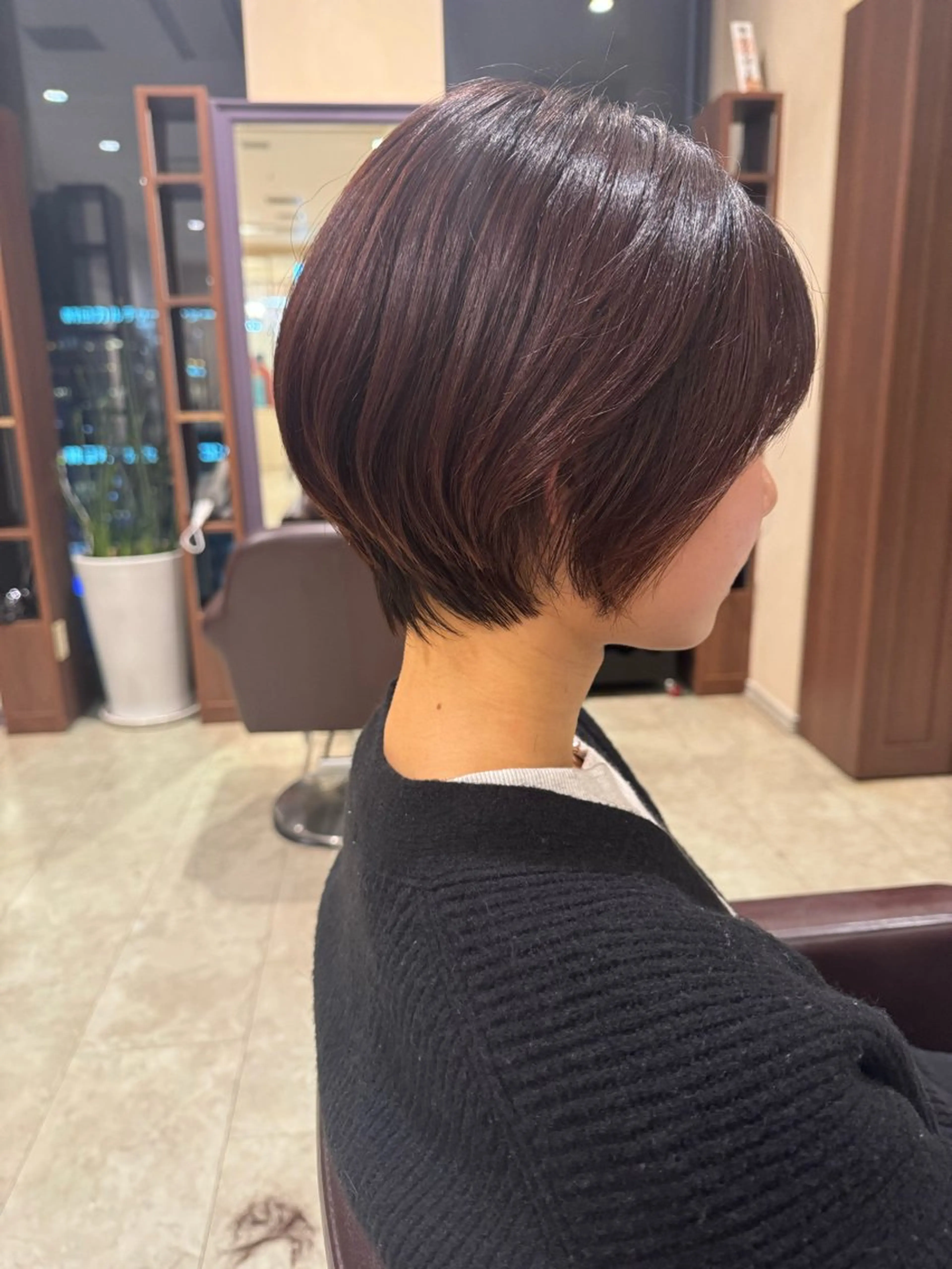 ショート シャンプーボーイセントラル所属・ミウラフウキ 髪質改善のヘアスタイル