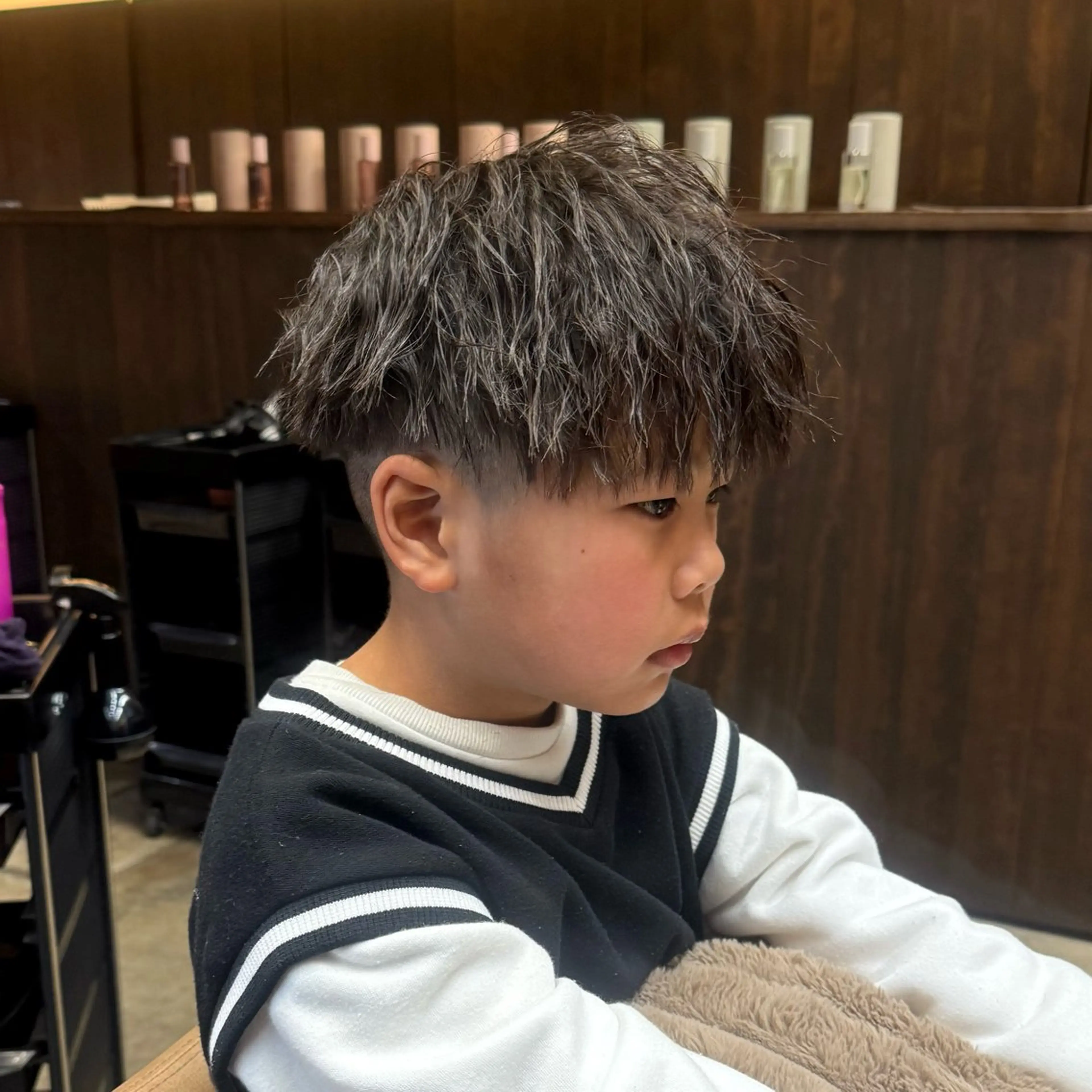 パーマ メンズ メンズパーマ カット パーマ トリートメント 畑中 希望のヘアスタイル