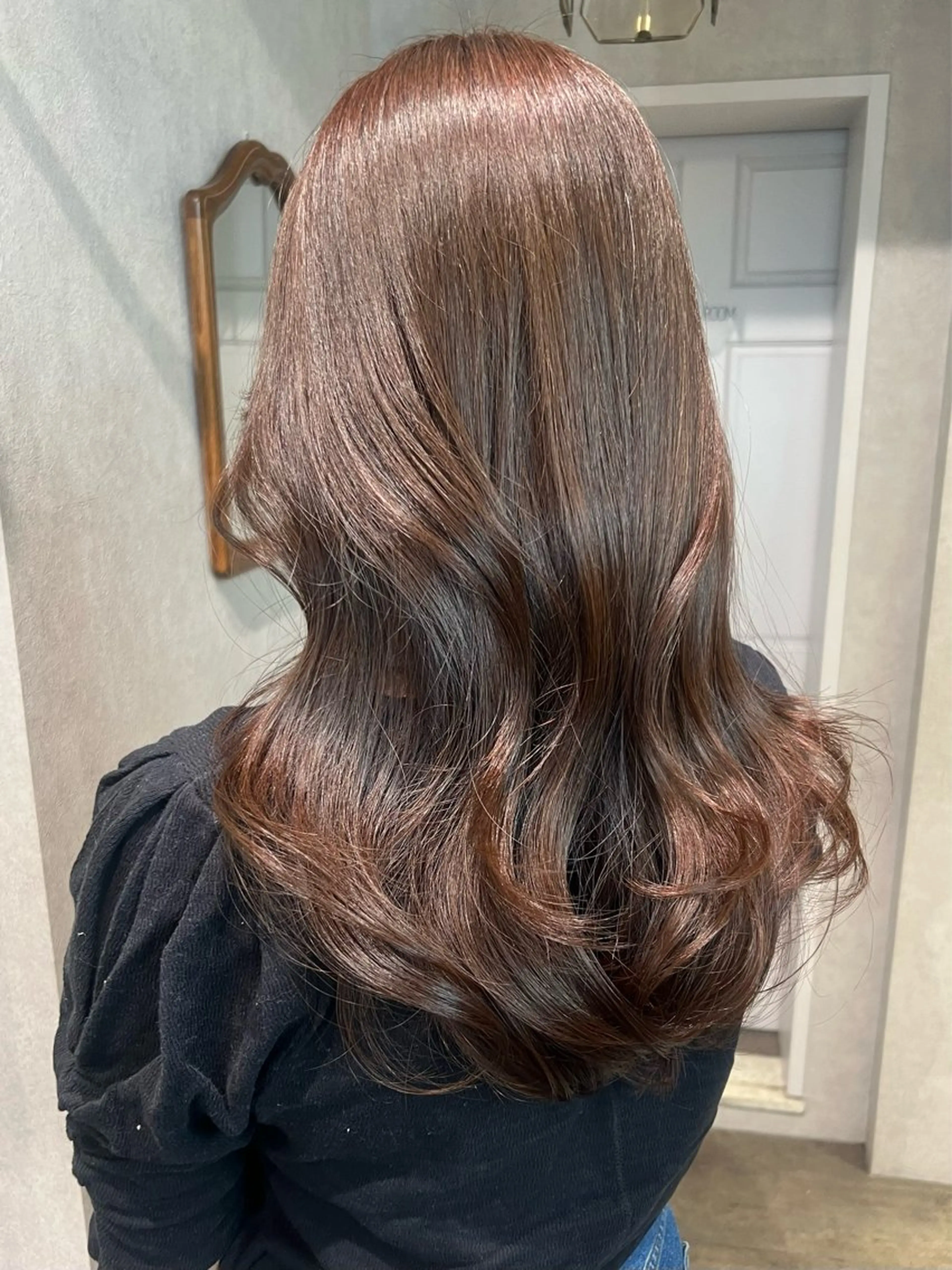 ロング カラー 韓国風ヘア レイヤーカット カット ヘアカラー ｻﾄｳﾐﾉﾘ韓国ヘア 韓国メンズヘアのヘアスタイル