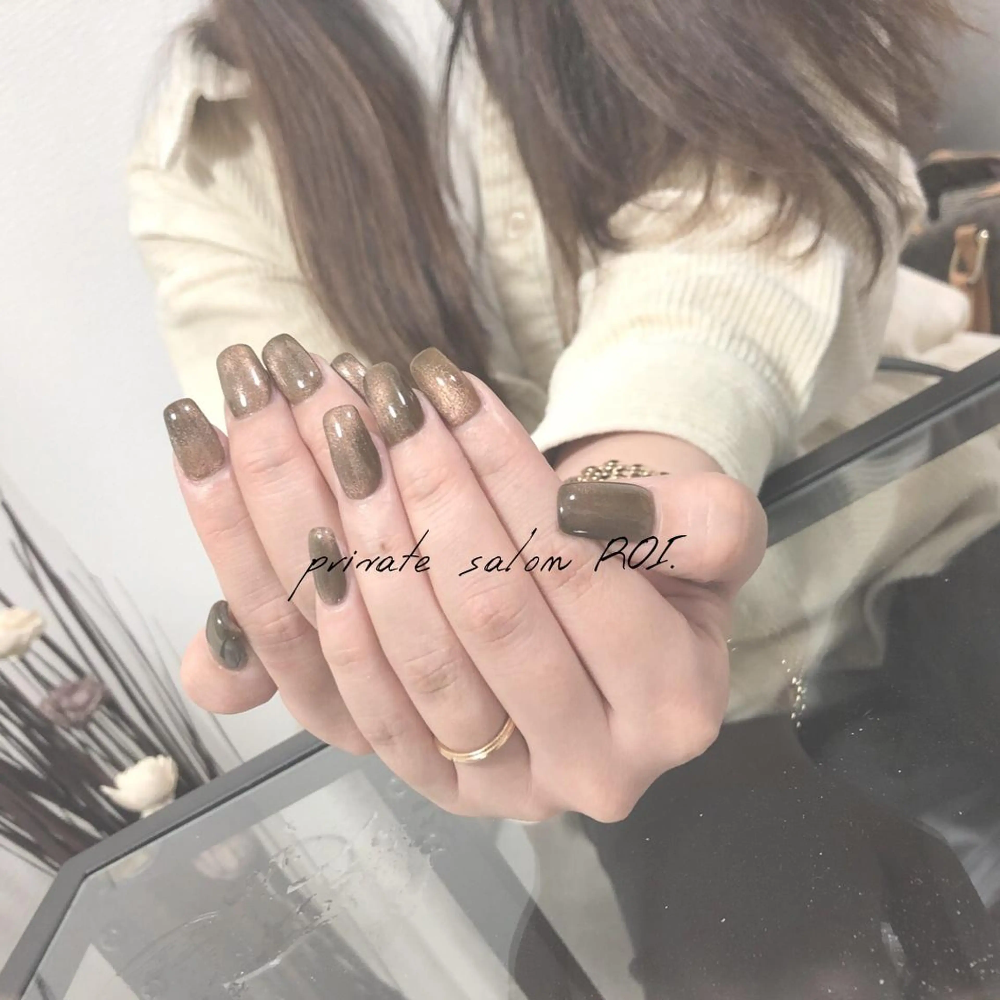 ネイル ジェルネイル マグネットネイル フットネイル ROI. Ayumi.のネイルデザイン