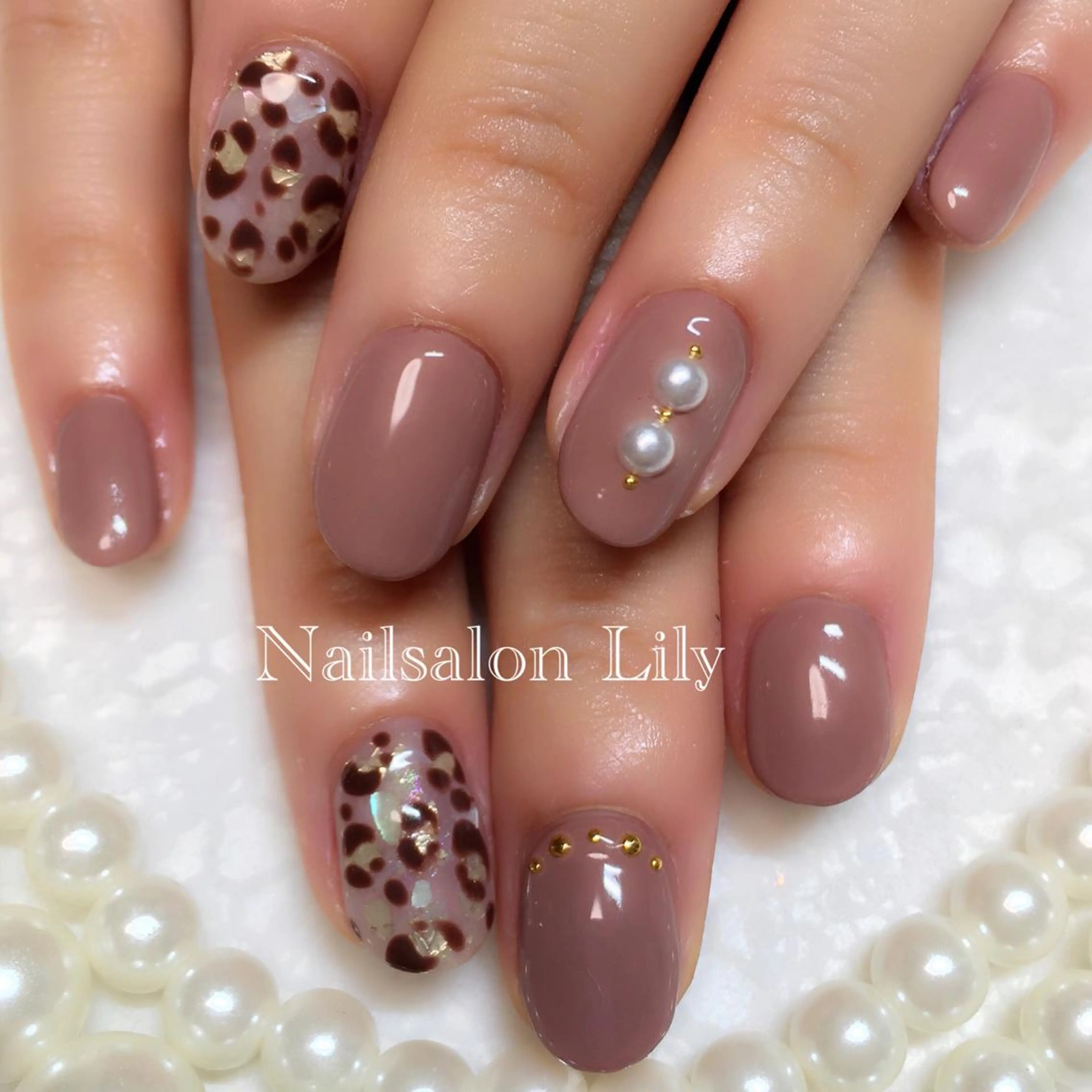 ネイル アニマル柄 Nailsalon Lilyのネイルデザイン