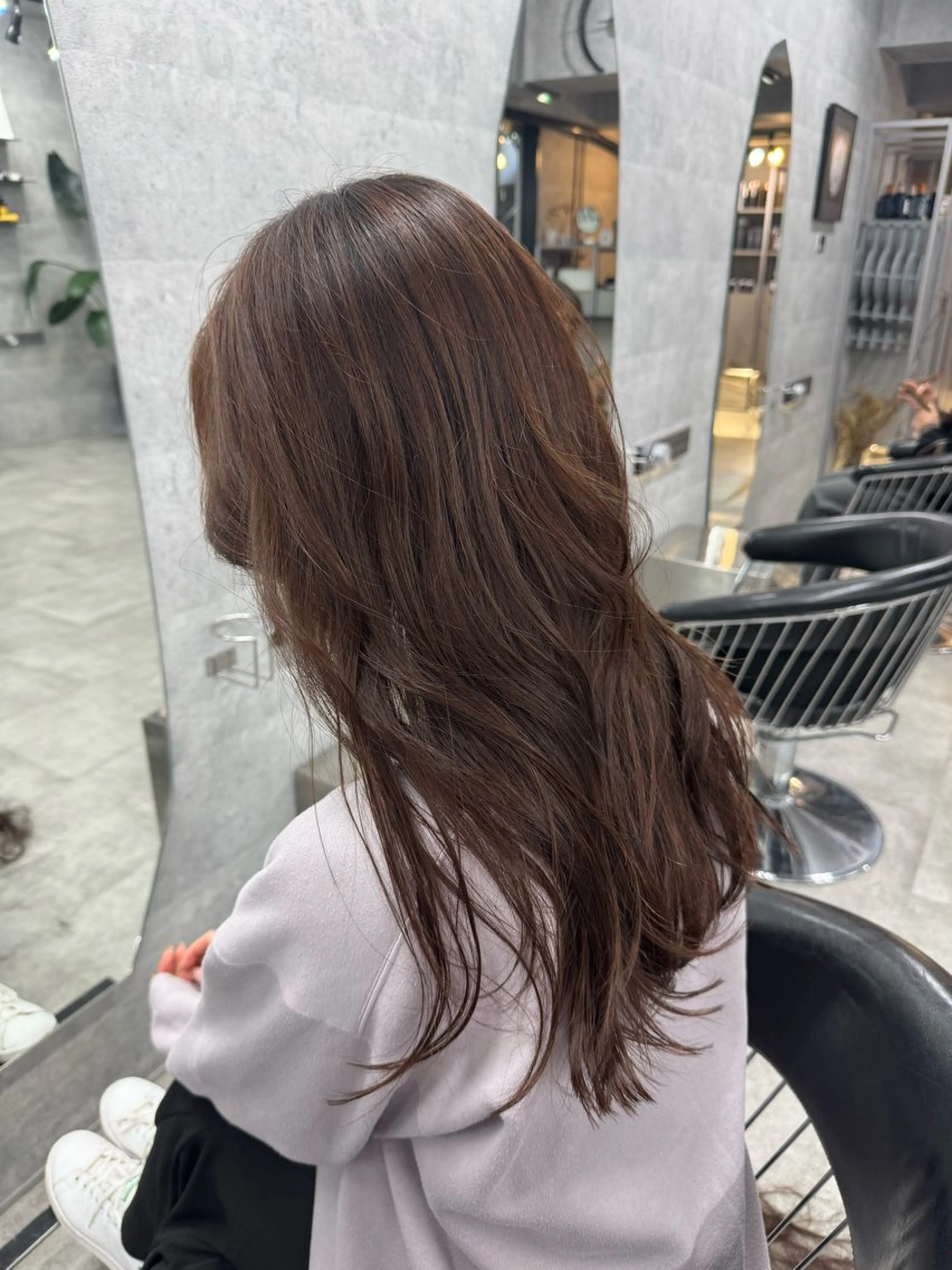 ロング パーマ カット パーマ あなたのお悩み改善" You"💚❤️💛のヘアスタイル