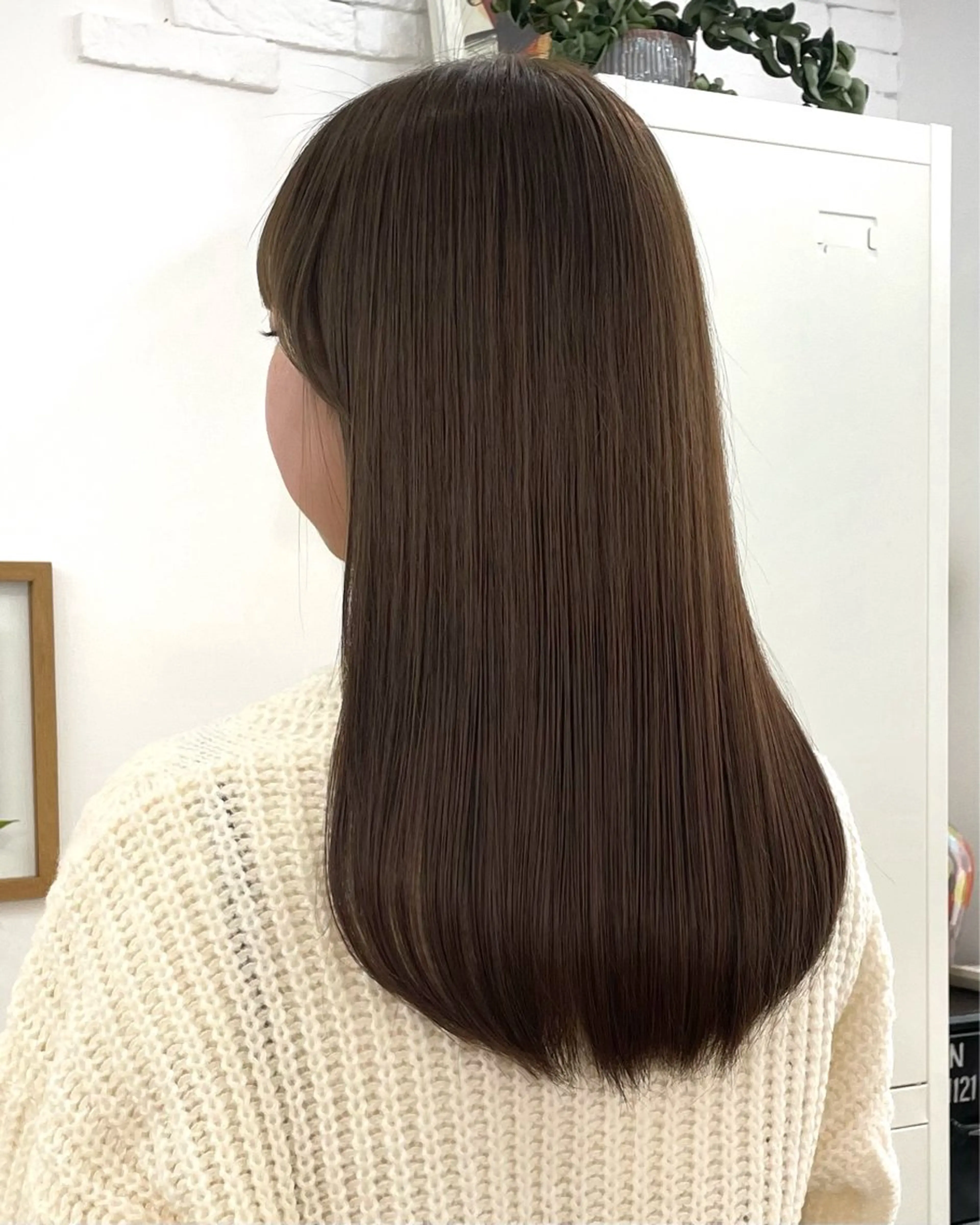 セミロング ヘアカラー トリートメント ✨髪質改善✨原宿 えのもと　はなのヘアスタイル